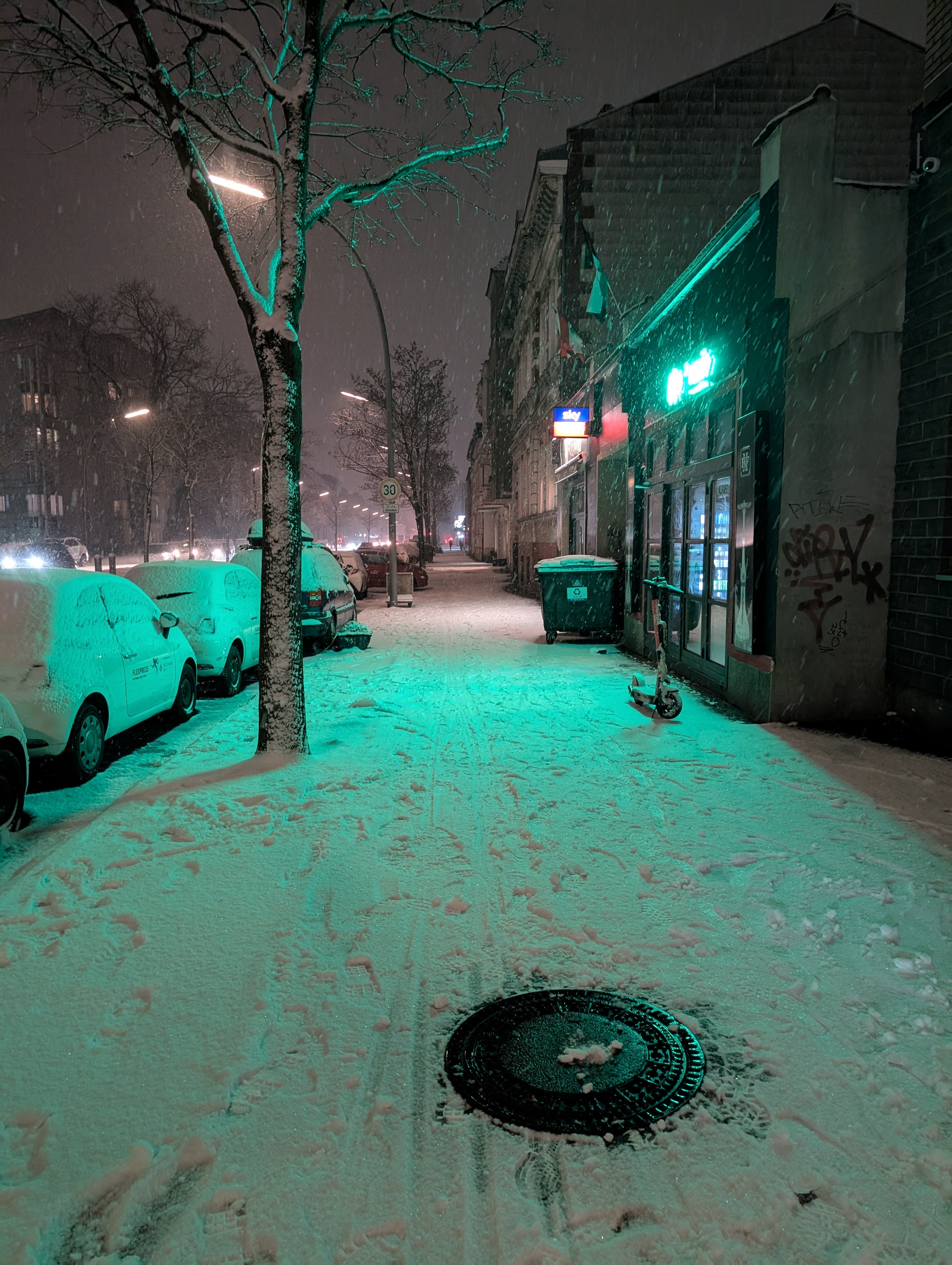 Unexpected Snowfall in Berlin