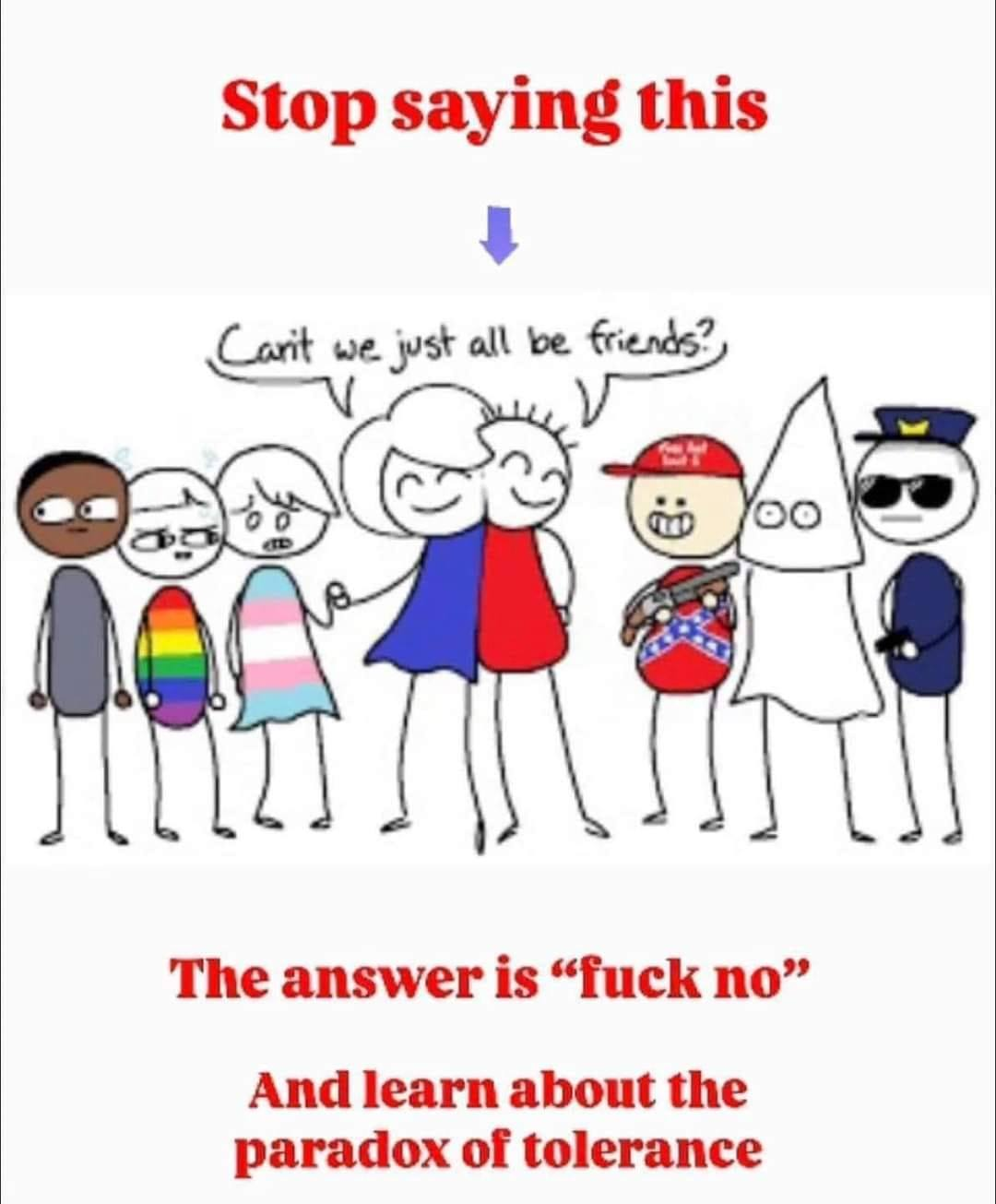 Trans rights are human rights! I saw this and couldn't resist adding my own touch.