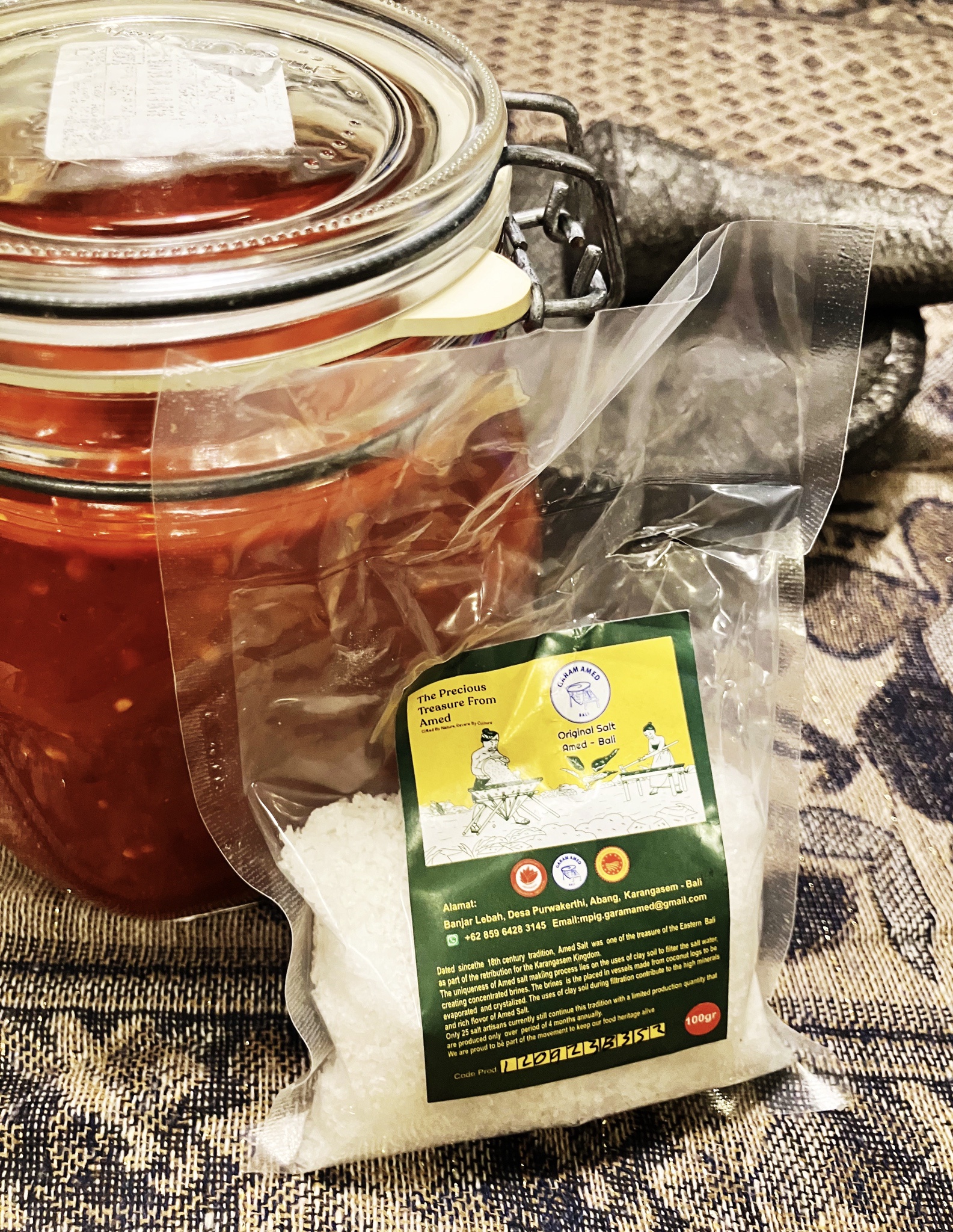 Homemade Fermented Sambal Oelek for a spicy kick!