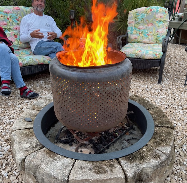 Transforming a Washer Drum into a Cozy Fire Pit