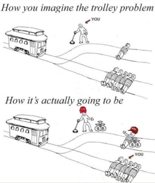 We're Blocking the Way, Watch Out!