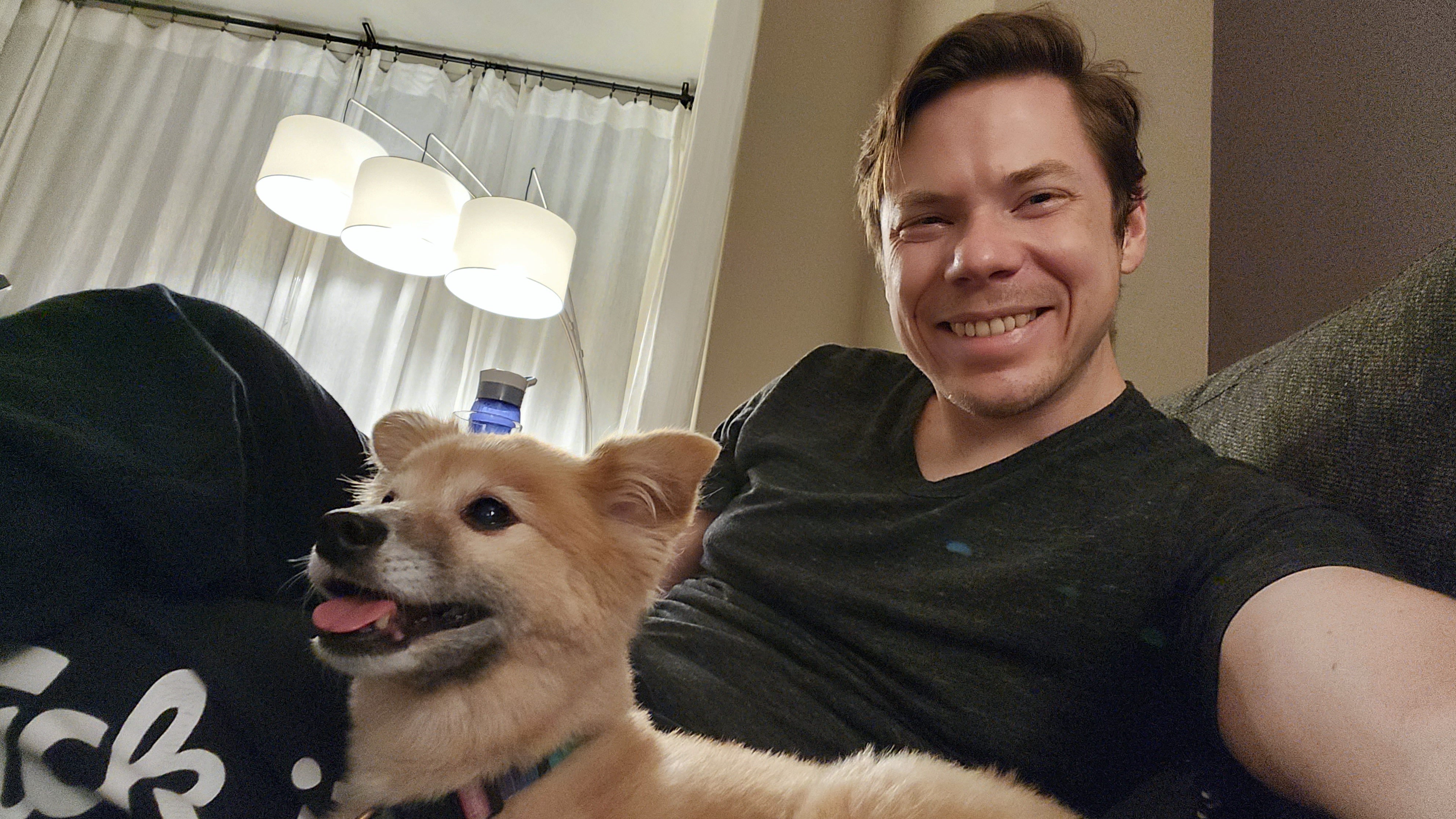 Merry Christmas from Laika, spreading holiday joy!