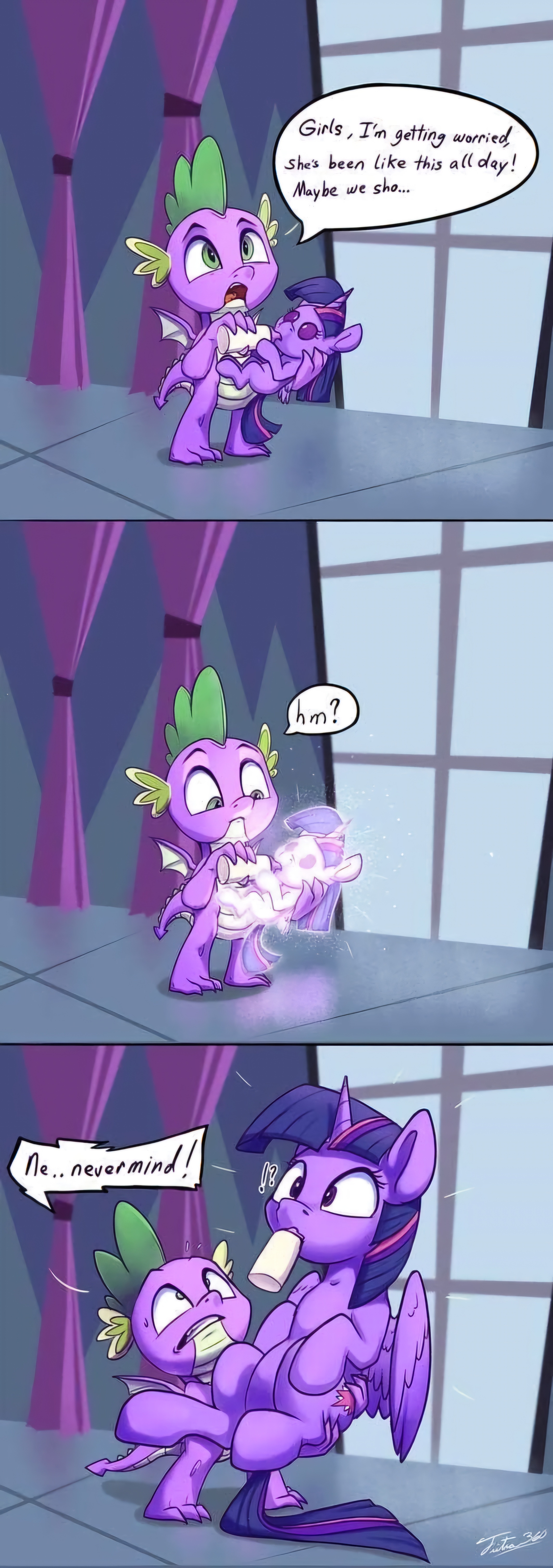 Adorable Pony Being Cradled with Love