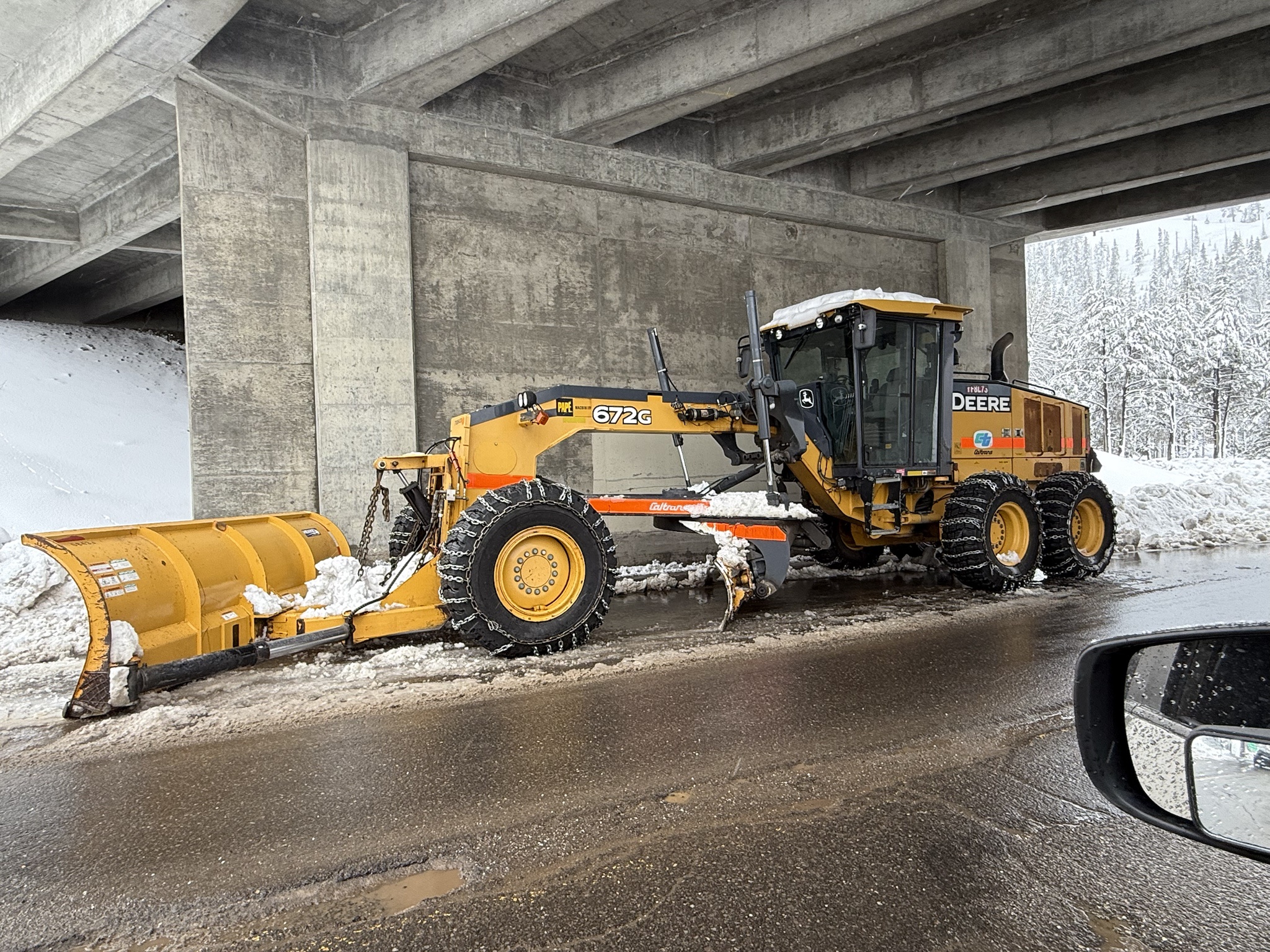 California Life: Snow Clearing Equipment on Donner Pass in the Sierra Nevada