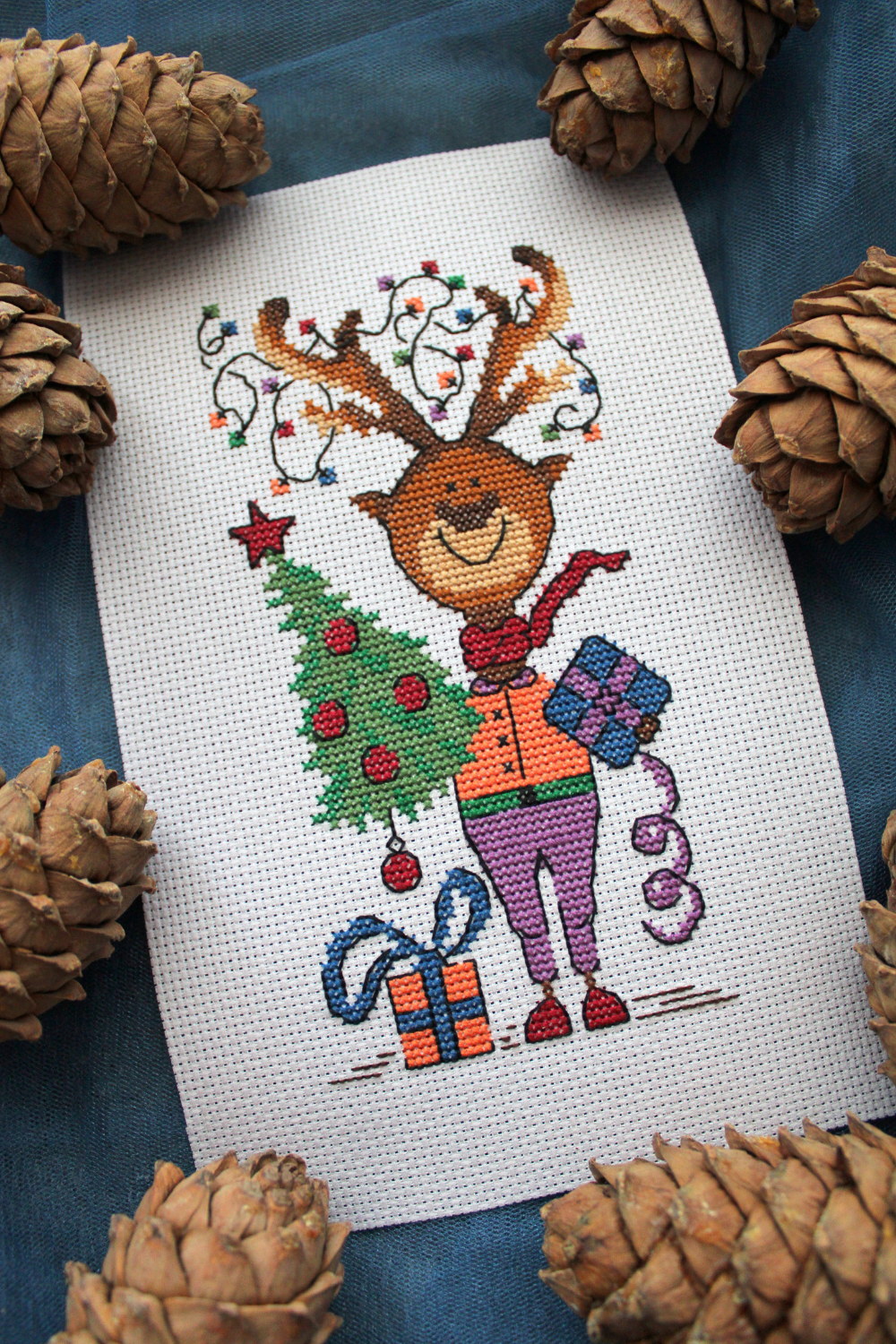 Cross Stitch Creations: Another Festive Masterpiece Completed