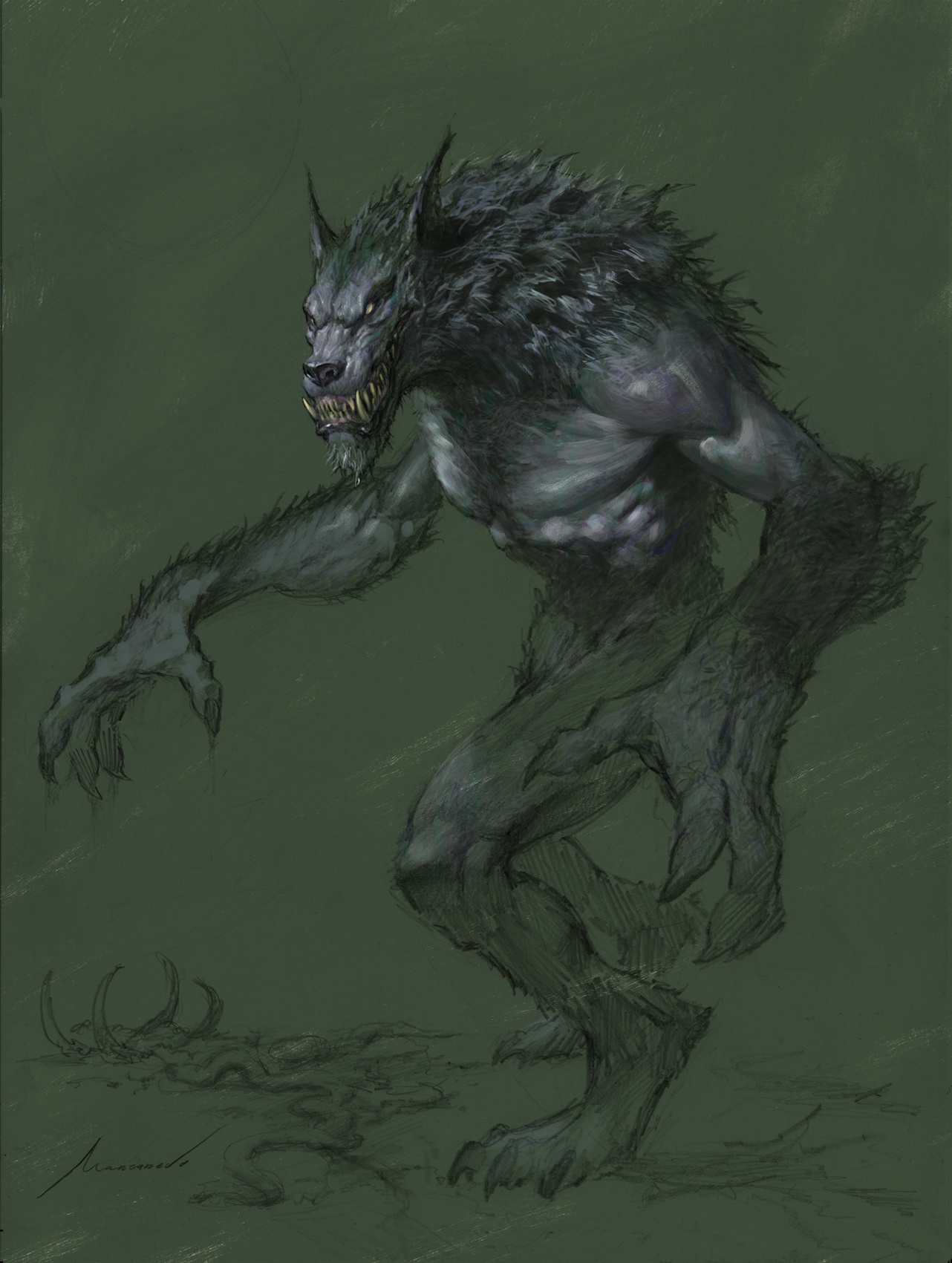 Five werewolves are out tonight, ready to give Van Helsing a scare. What's the fashion trend?