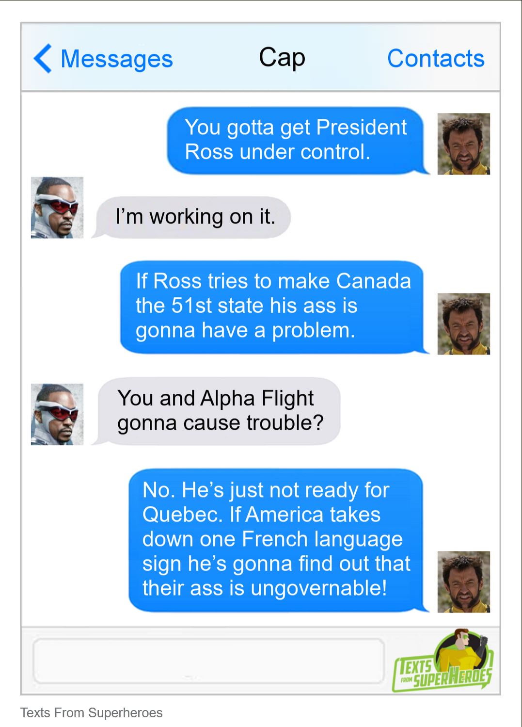 Superhero Texts That Hit Too Close to Home