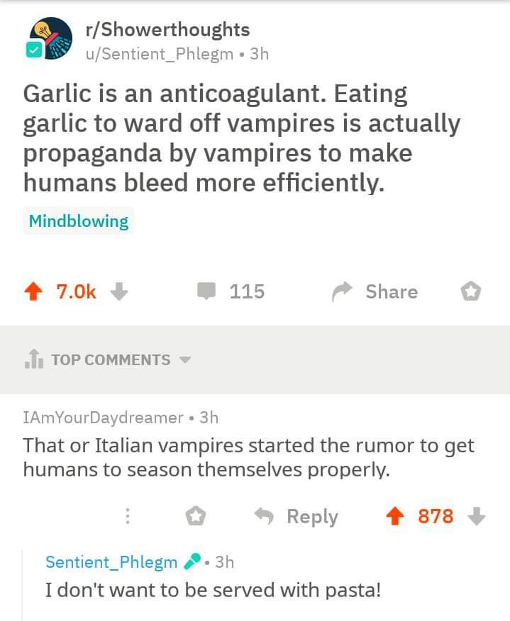 Are the Vampires Just Seasoning Their Meals for Later?