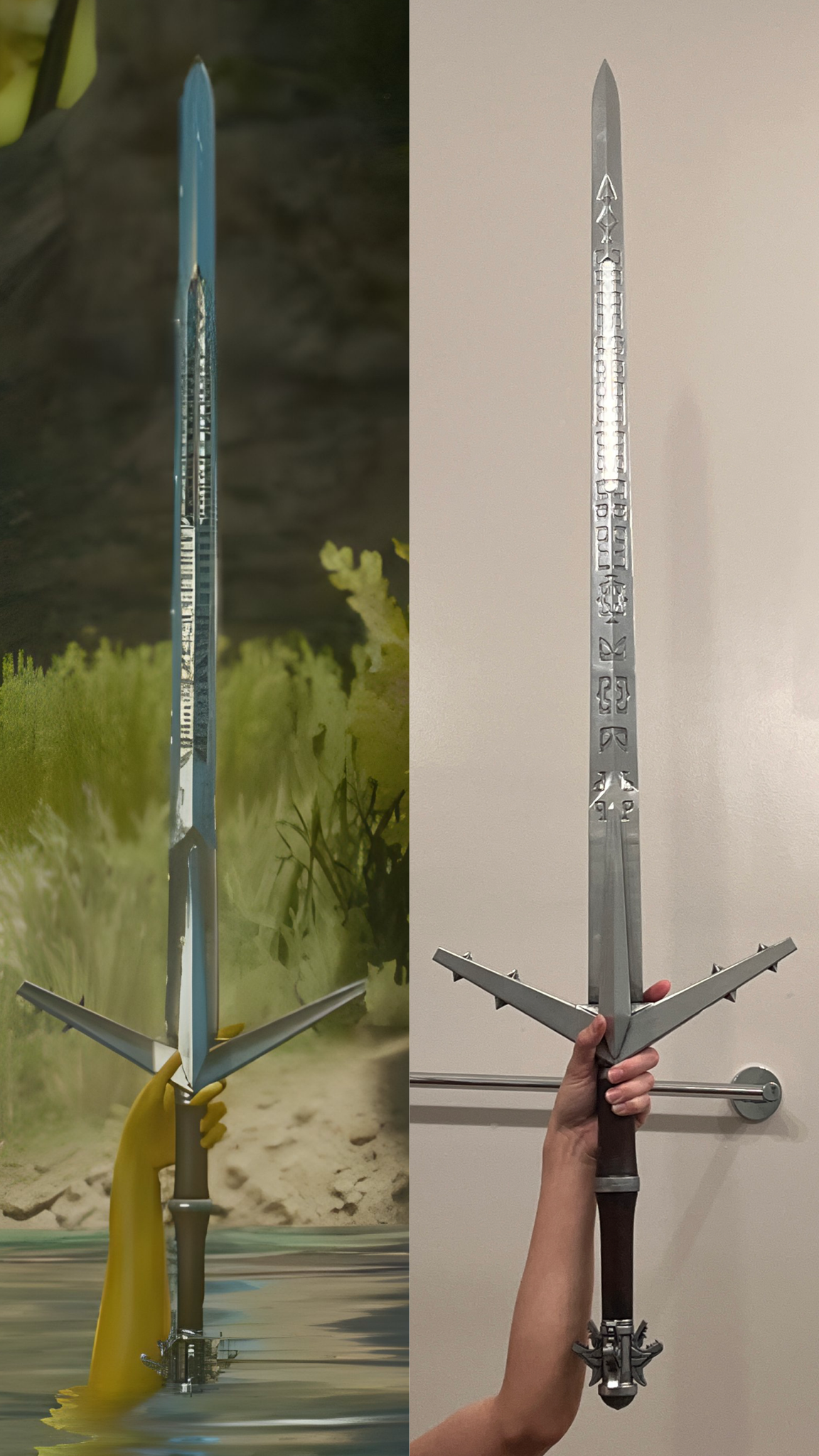 3D Printed Aerondight: The Legendary Sword from The Witcher