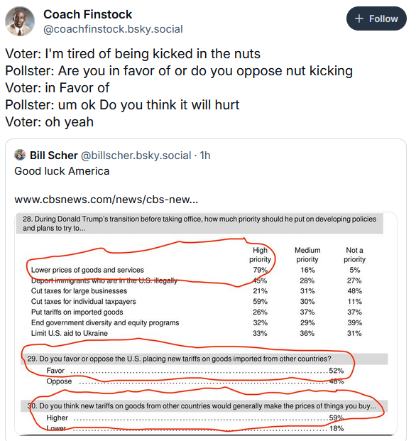 When you're completely lost, MAGA edition