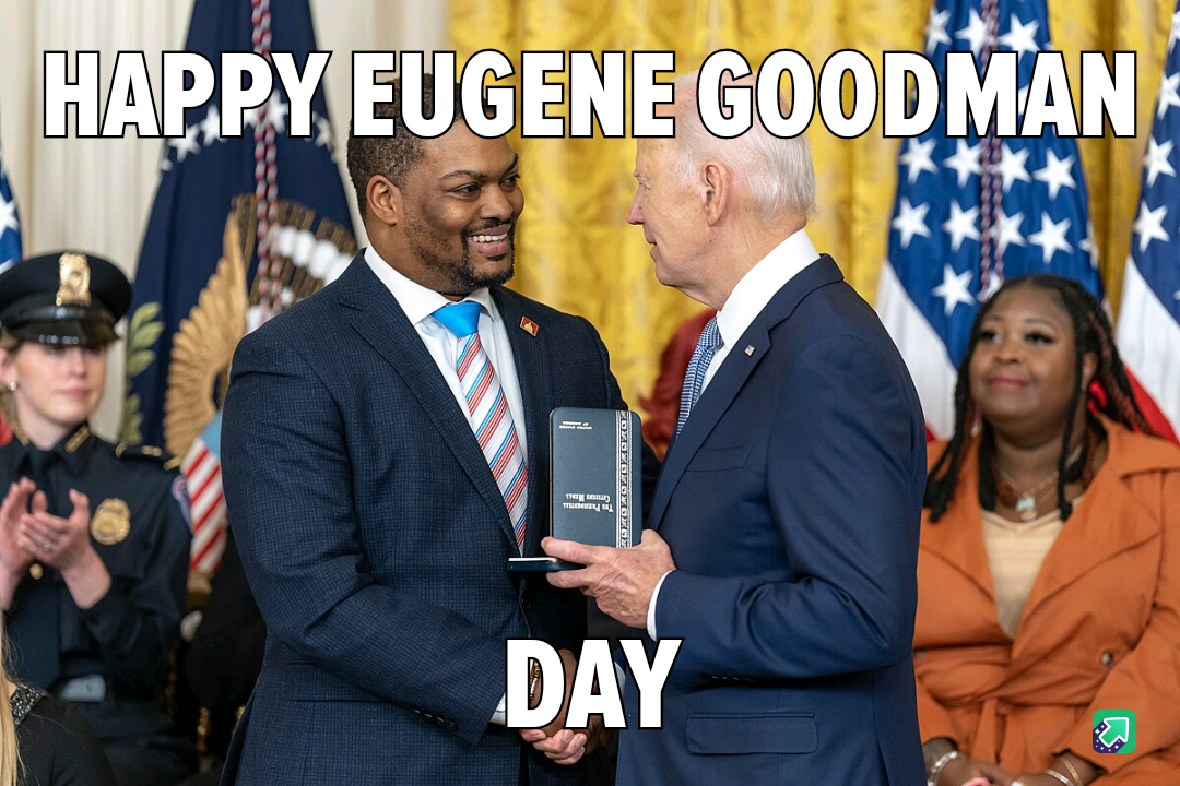 Introducing the aptly named hero: Eugene Goodman