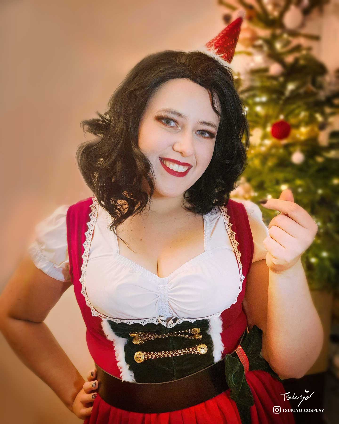Christmas Selfie in the enchanting world of Snow White