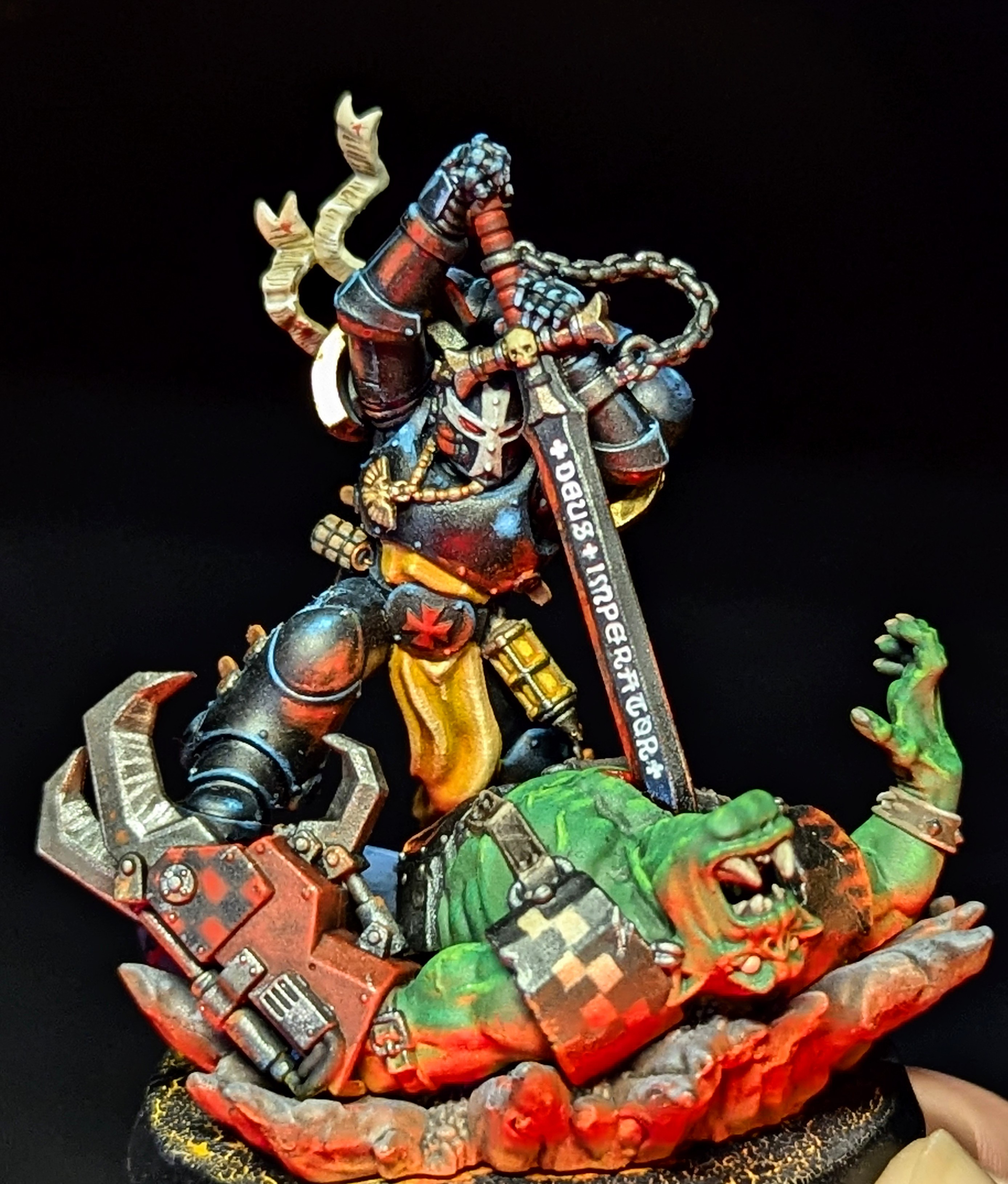 Bayard's Revenge: Painting the Emperor's Champion for Black Templars in Warhammer 40k