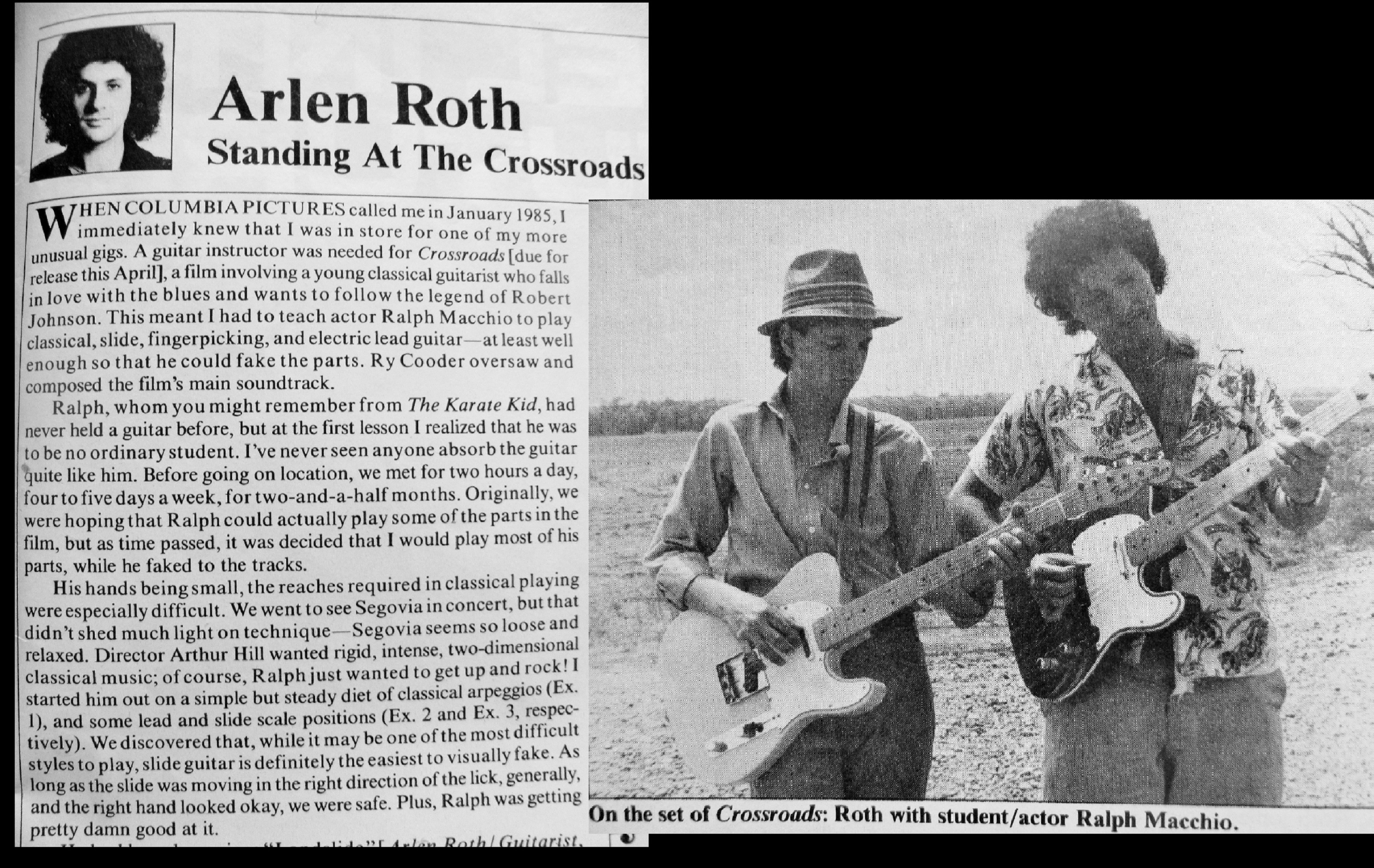 Meet the talented guitarist behind many iconic moments in the film Crossroads.