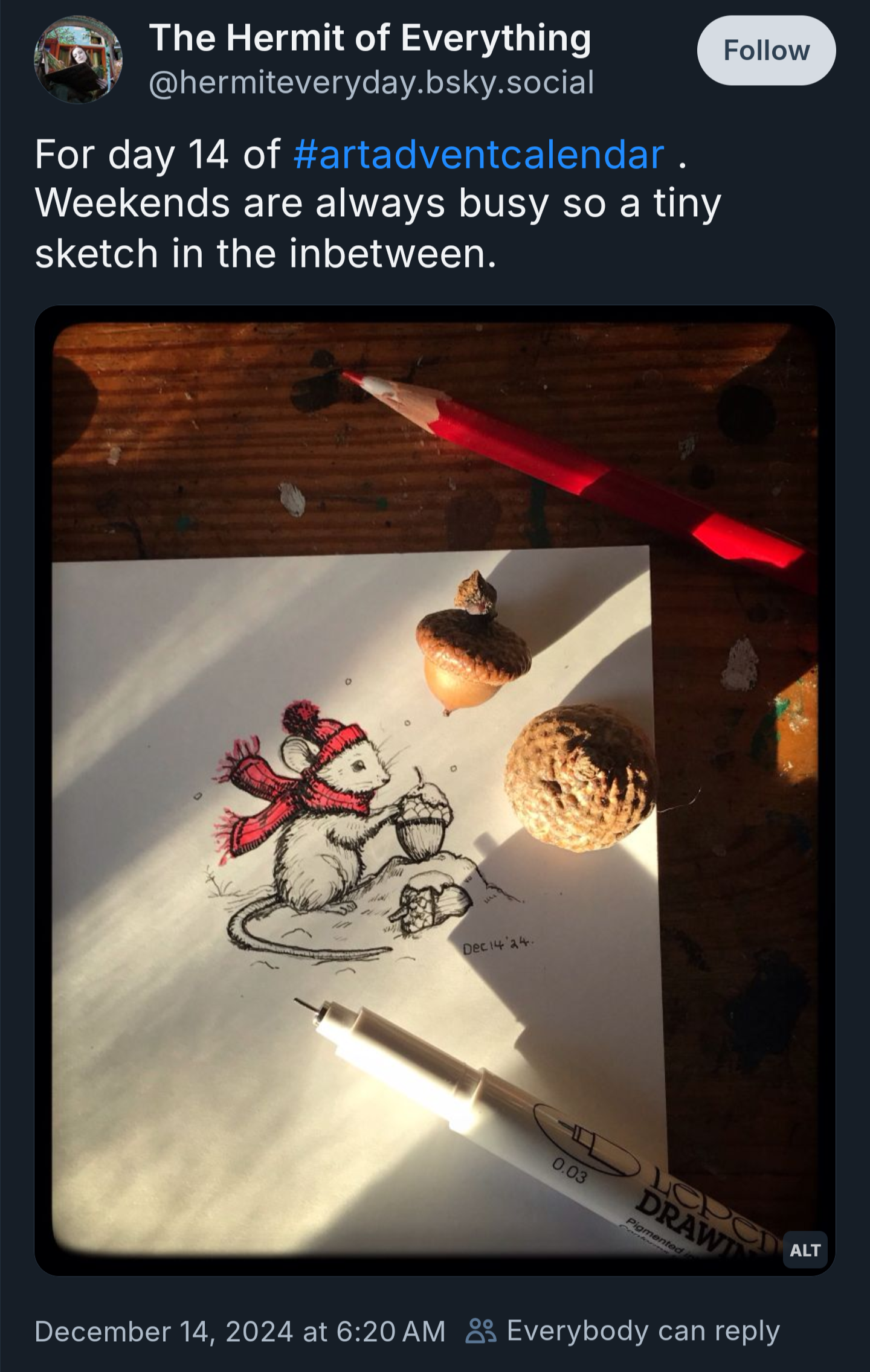 Team Acorn is showcasing some amazing art!