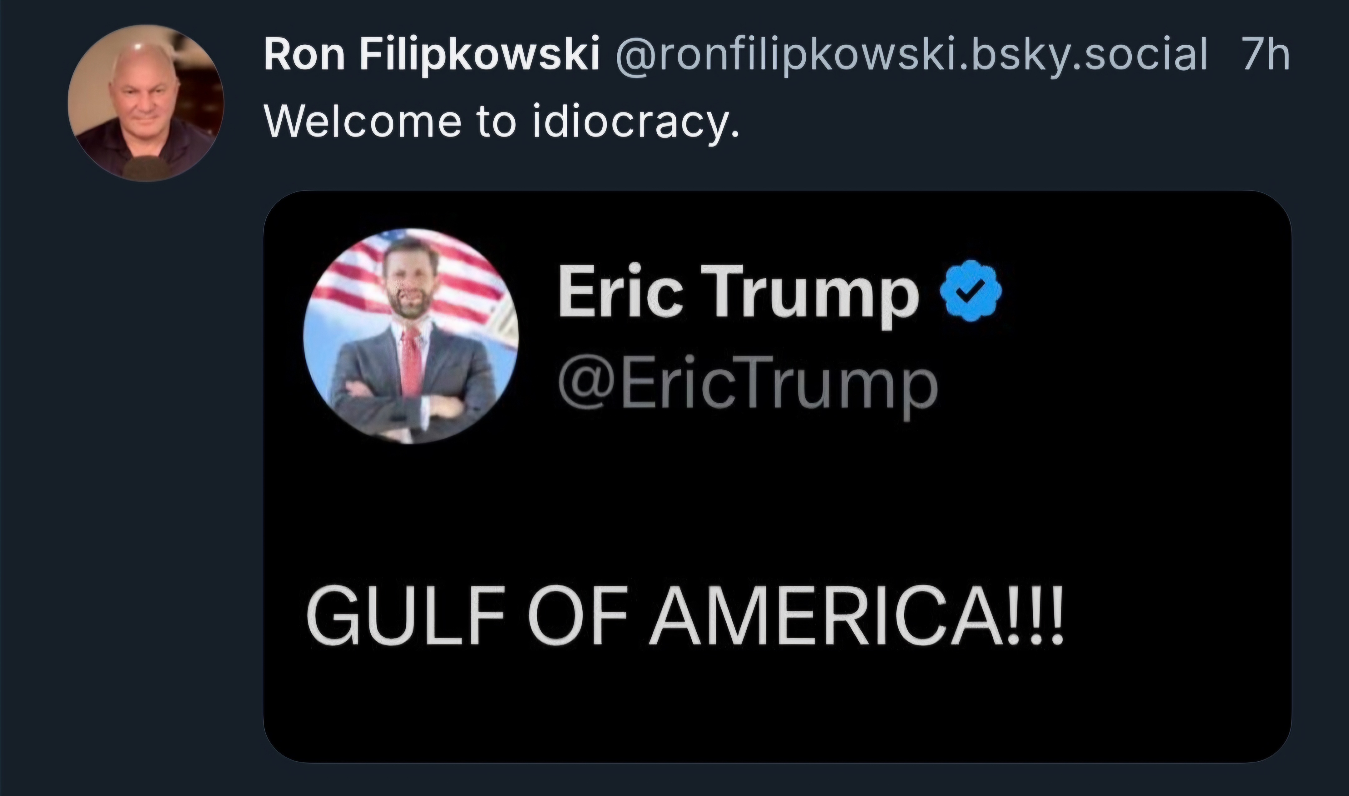 Unbelievable! Is this really OUR Gulf? Get out of here!
