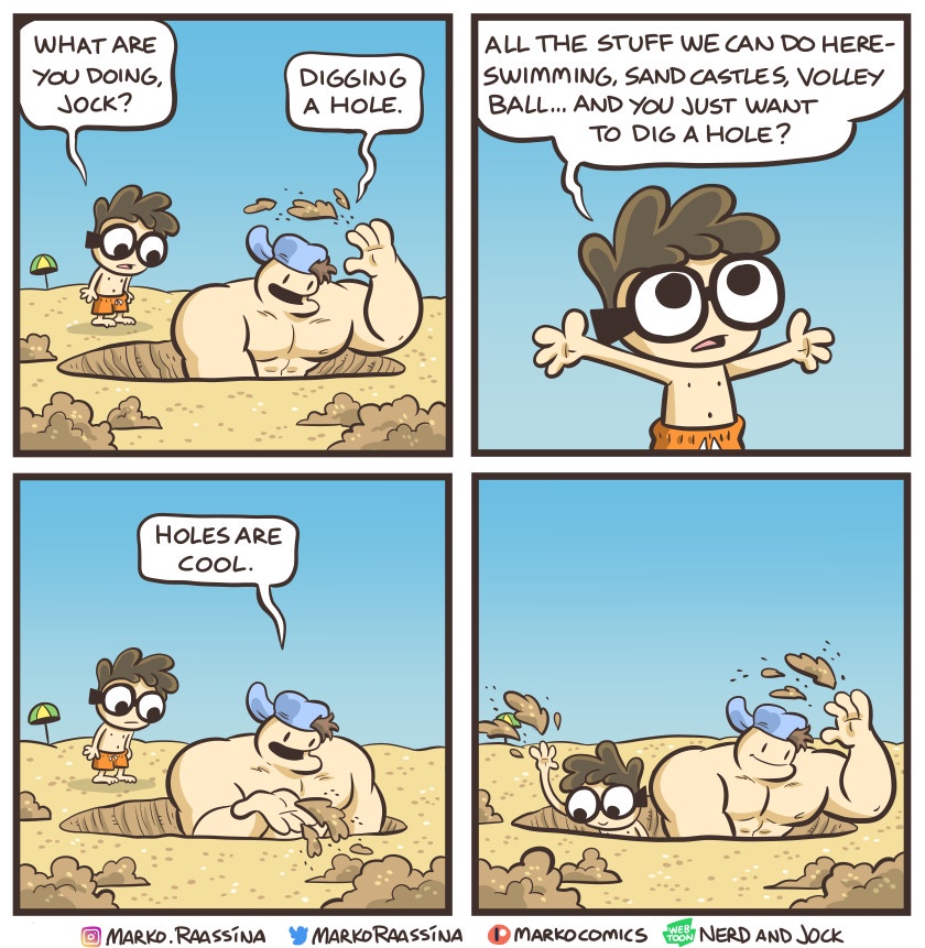 Discovering My New Favorite Comic: Nerd Meets Jock