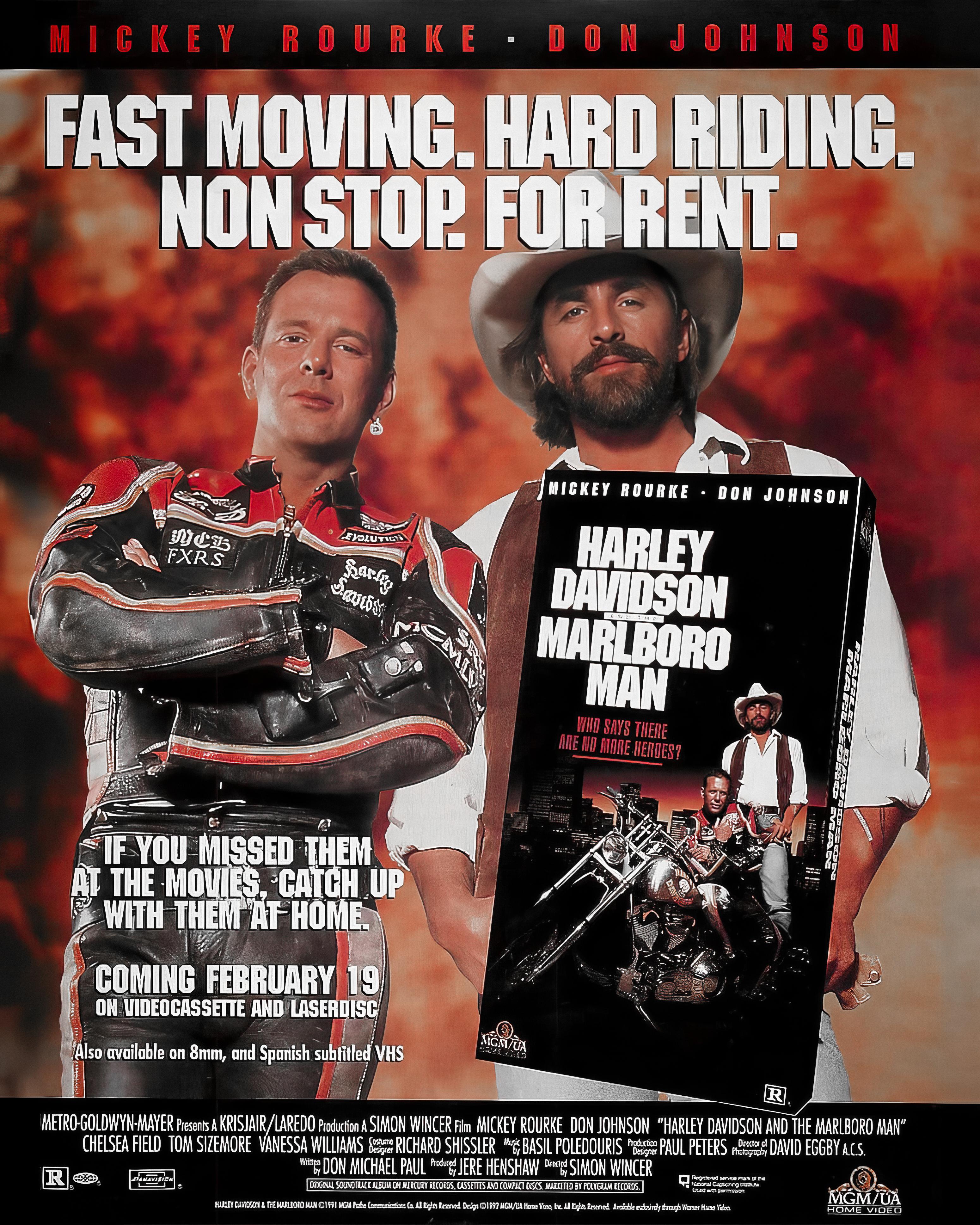 Nostalgic Home Video Ad: Harley Davidson Meets Marlboro Man (1992)