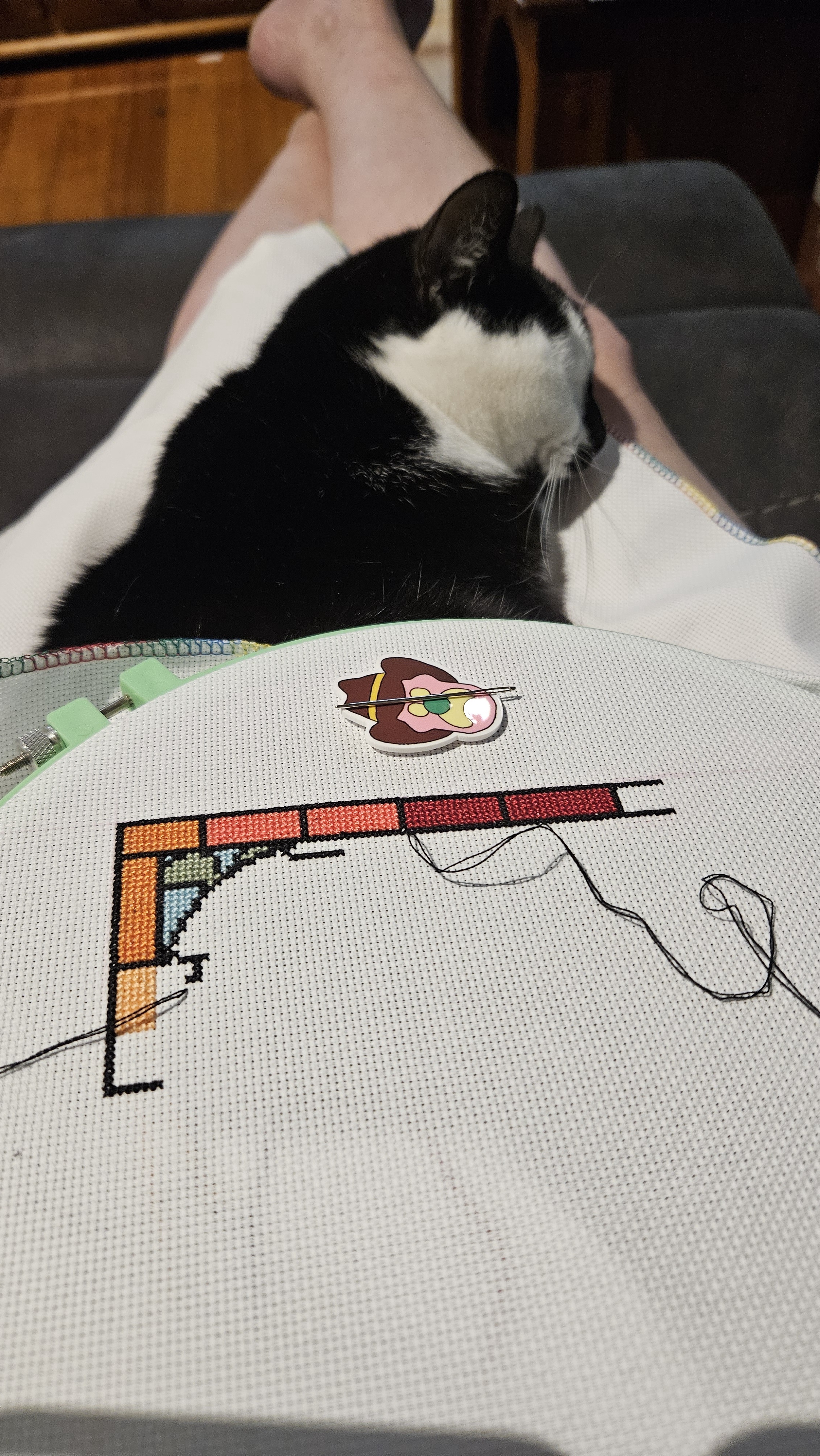 Meet my adorable little crafting assistant...