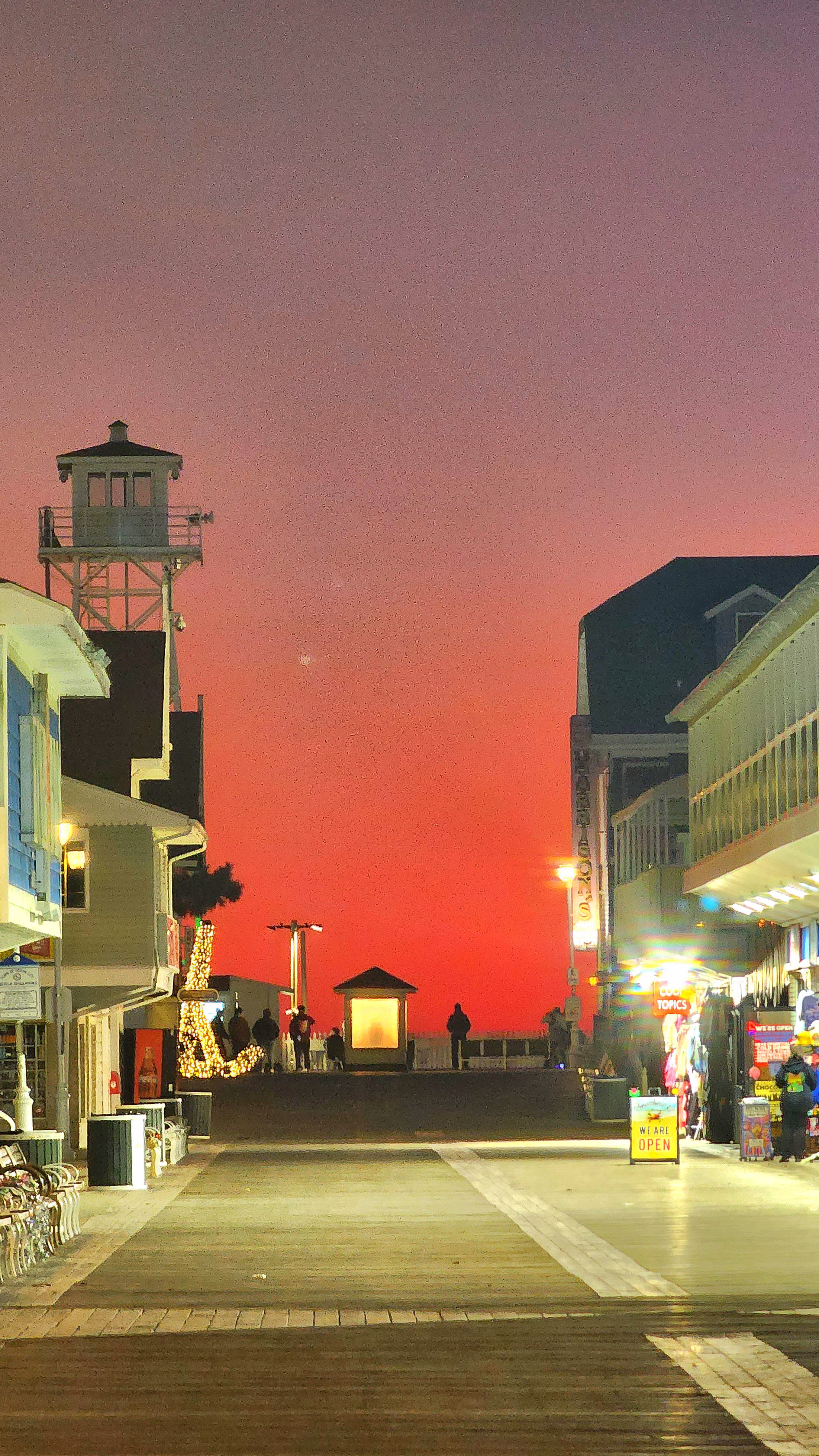 Breathtaking Sunset Over Ocean City, MD