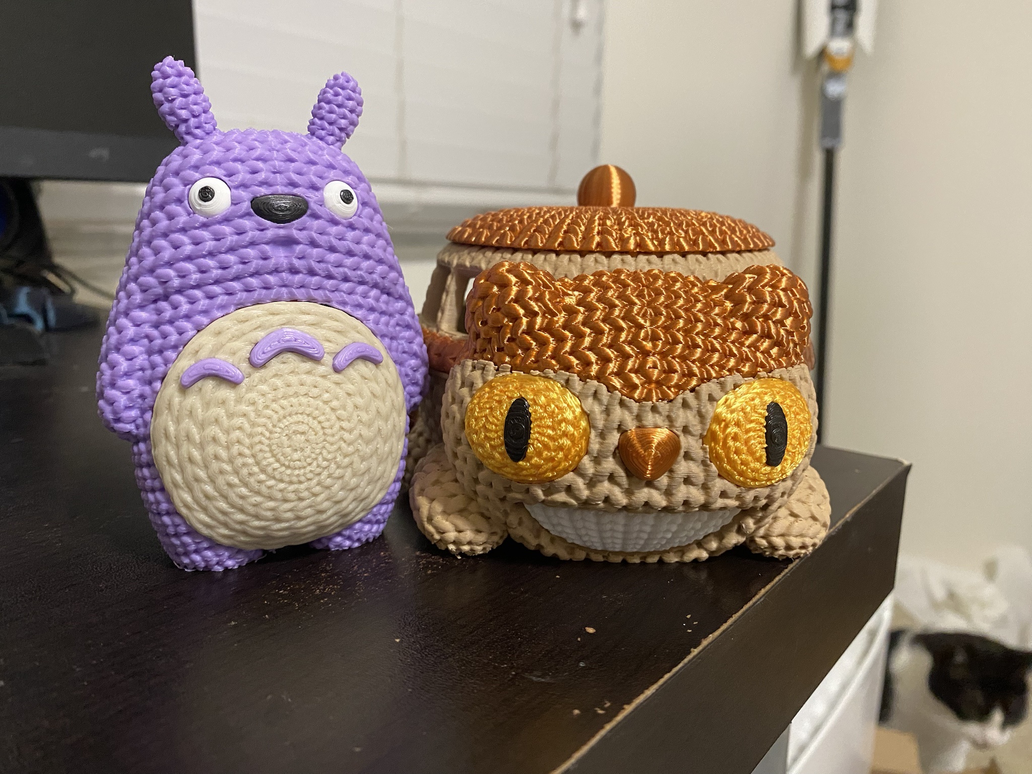 Adorable Crochet Totoro and Catbus Creations!