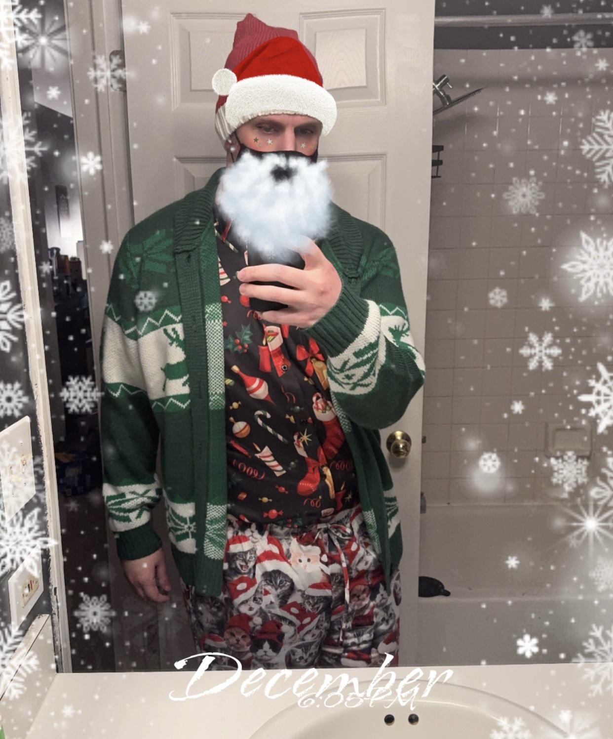 Merry Christmas from Imgur! Battling Chemo but Rocking My Ugly Christmas Sweater—Remember to Eat Your Fiber and Get Those Colonoscopies!