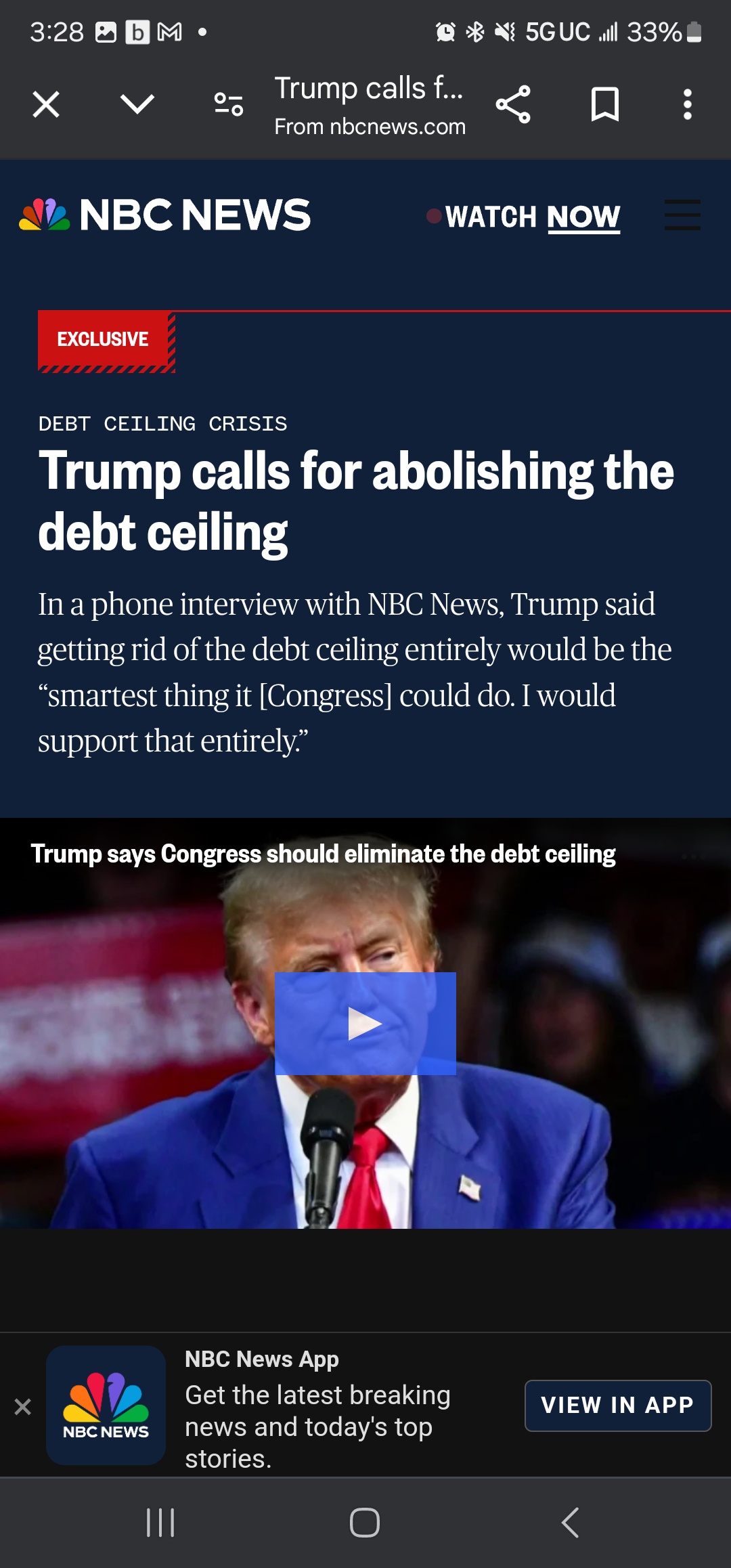 Trump's Desire to Remove a GOP Tool from the Scene