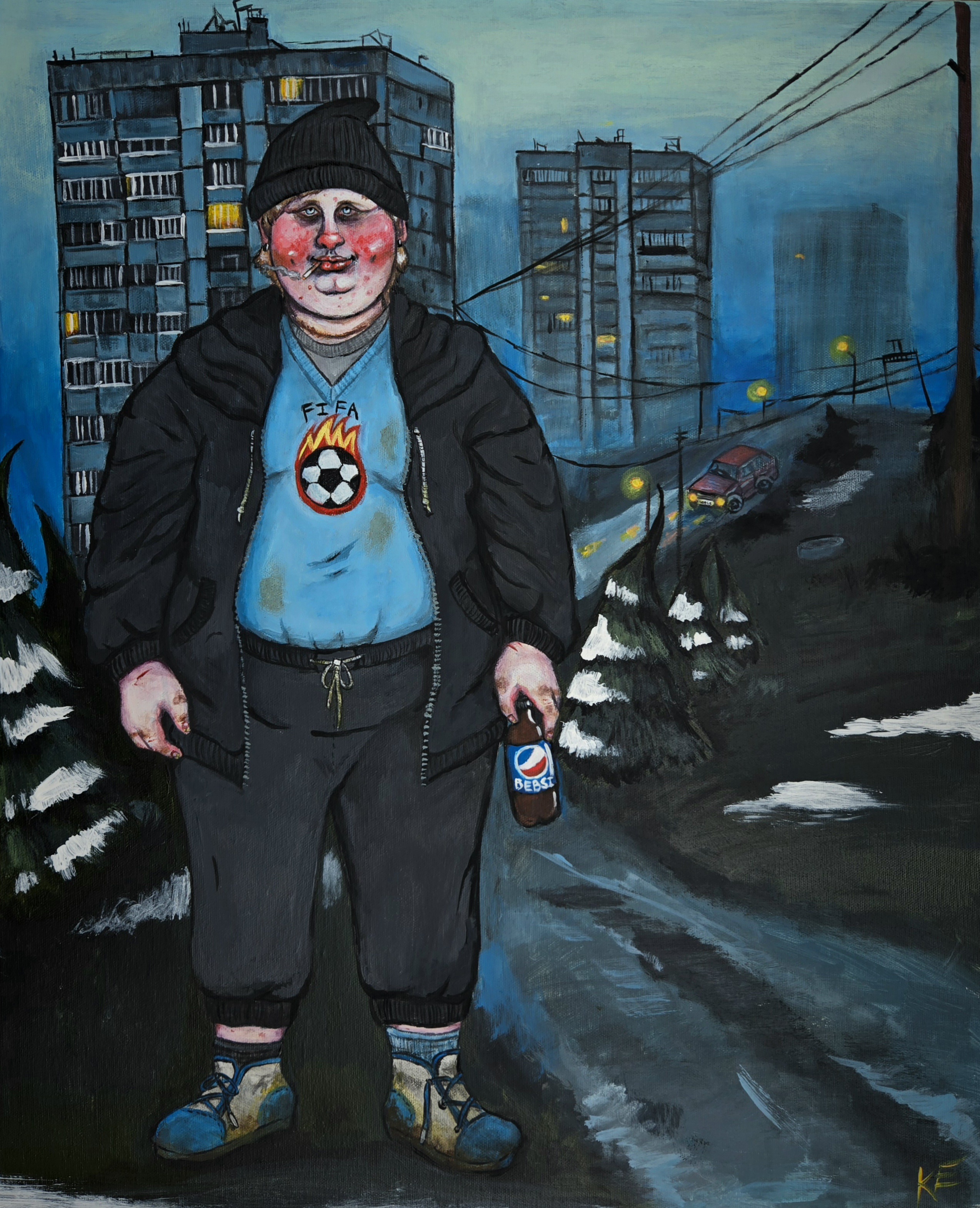 Unveiling My Latest Artwork: 'Living Ghost' with Close-Up Details