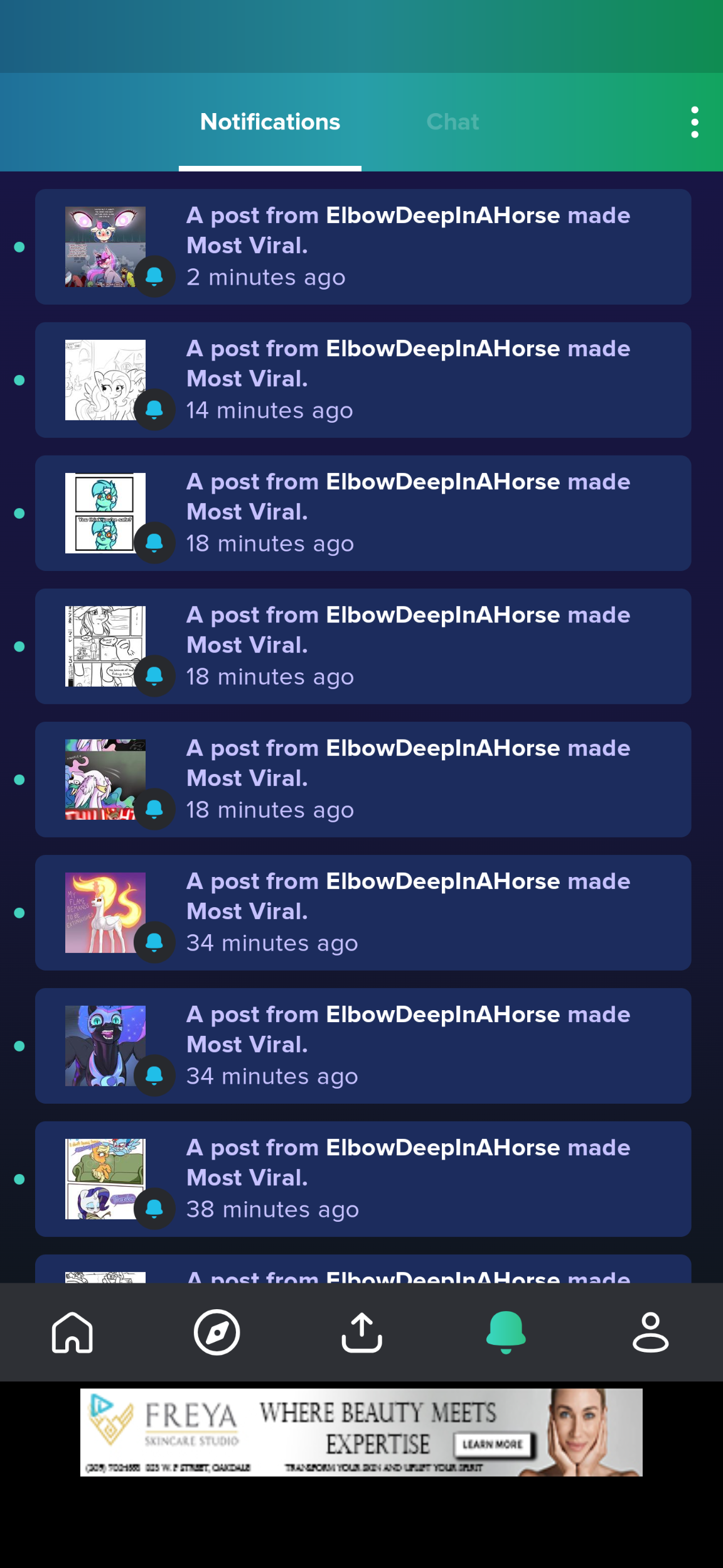 When the front page is filled with questionable content