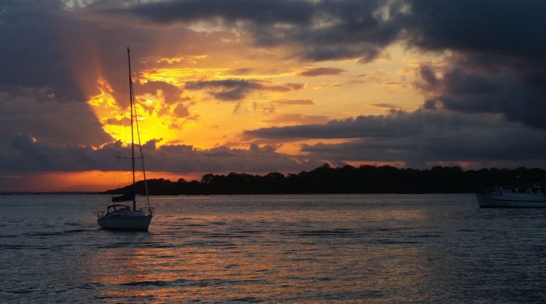 A Breathtaking Sunset Over Bribie Island, QLD