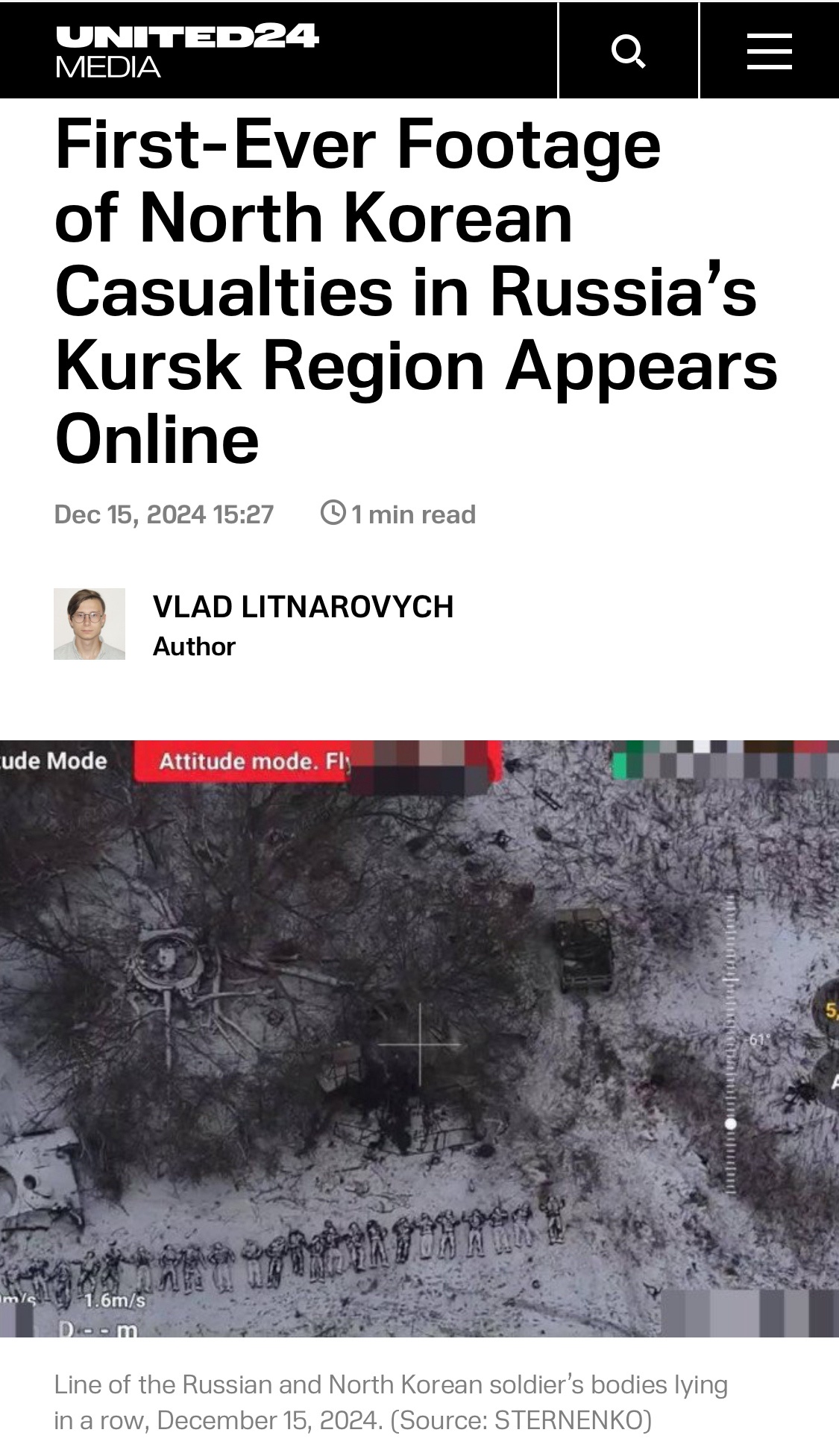 Breaking News: First Footage of North Korea Casualties in Kursk Emerges