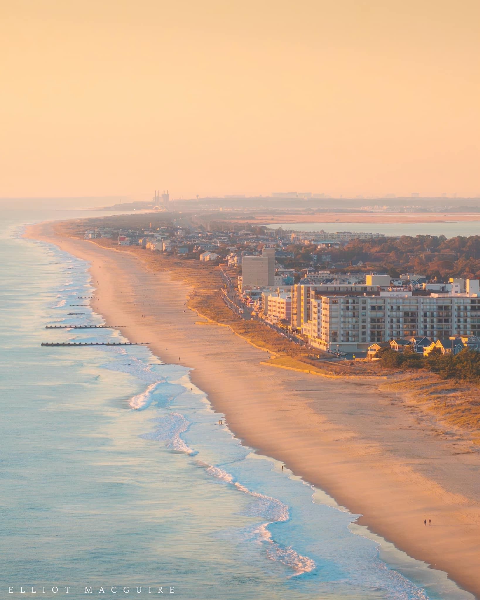 A Beautiful View of Rehoboth Beach Coast