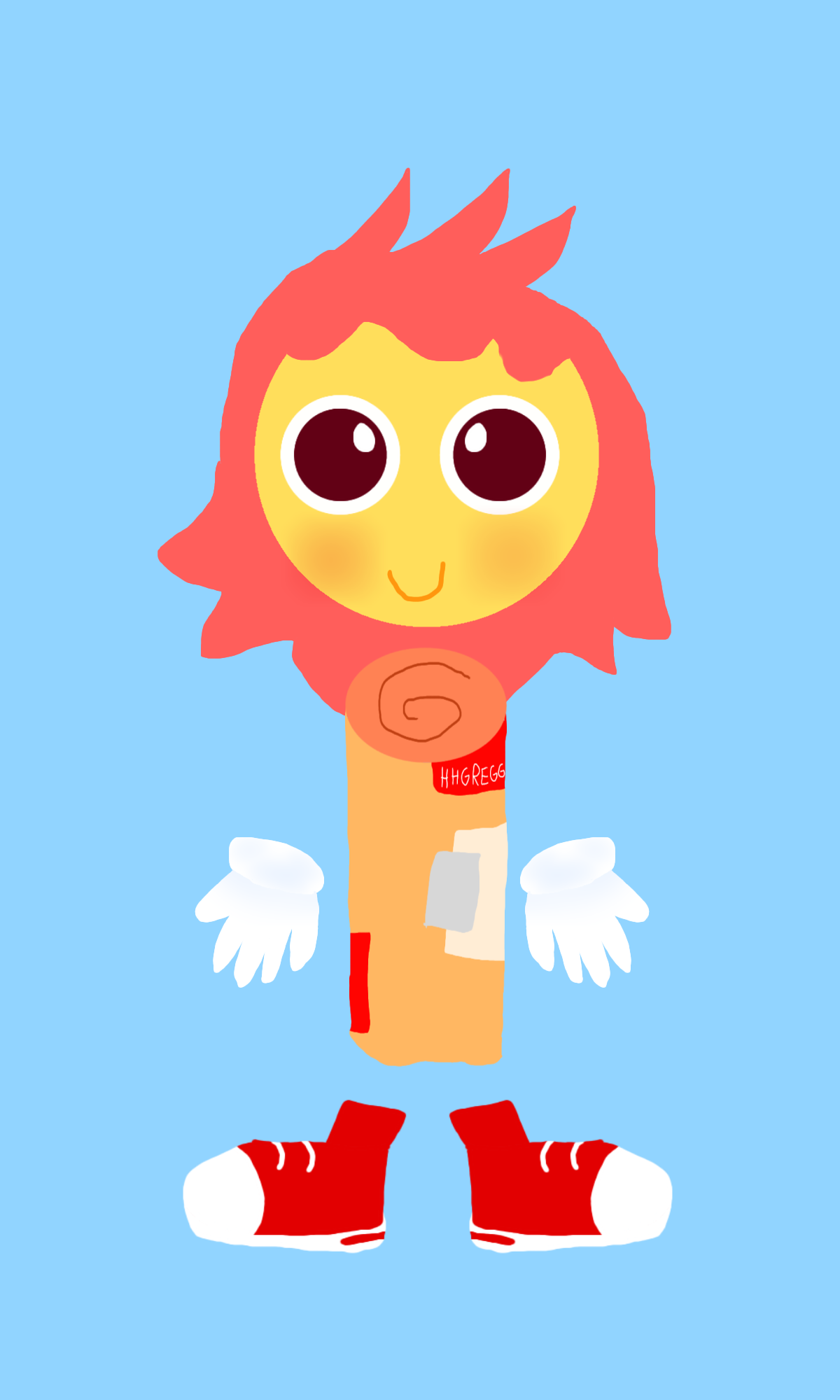 Check out my attempt at drawing HH from HHGregg in the MeowcoIa style!