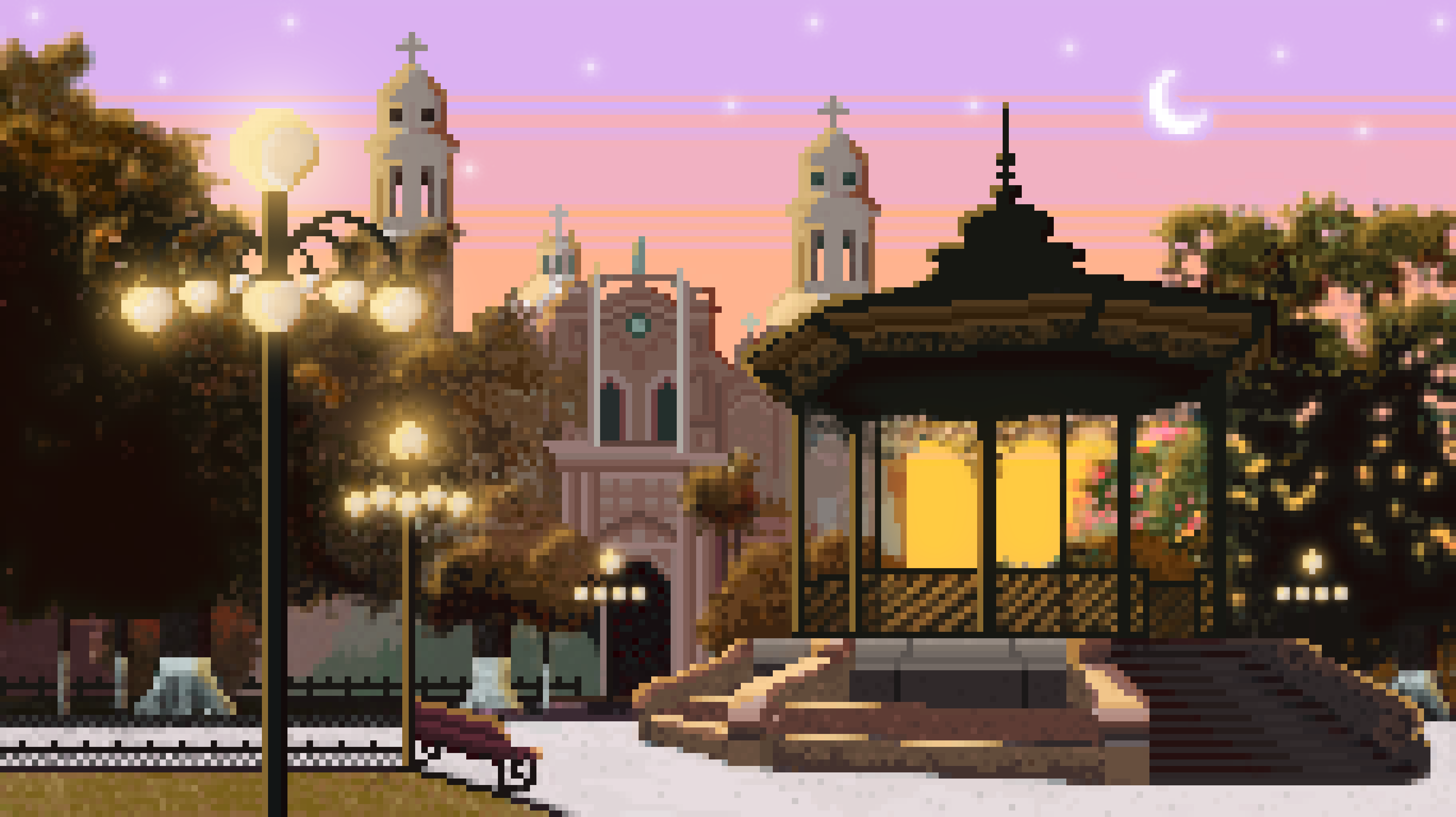Pixel Art Tribute to the Majestic Catedral de Hermosillo, Sonora