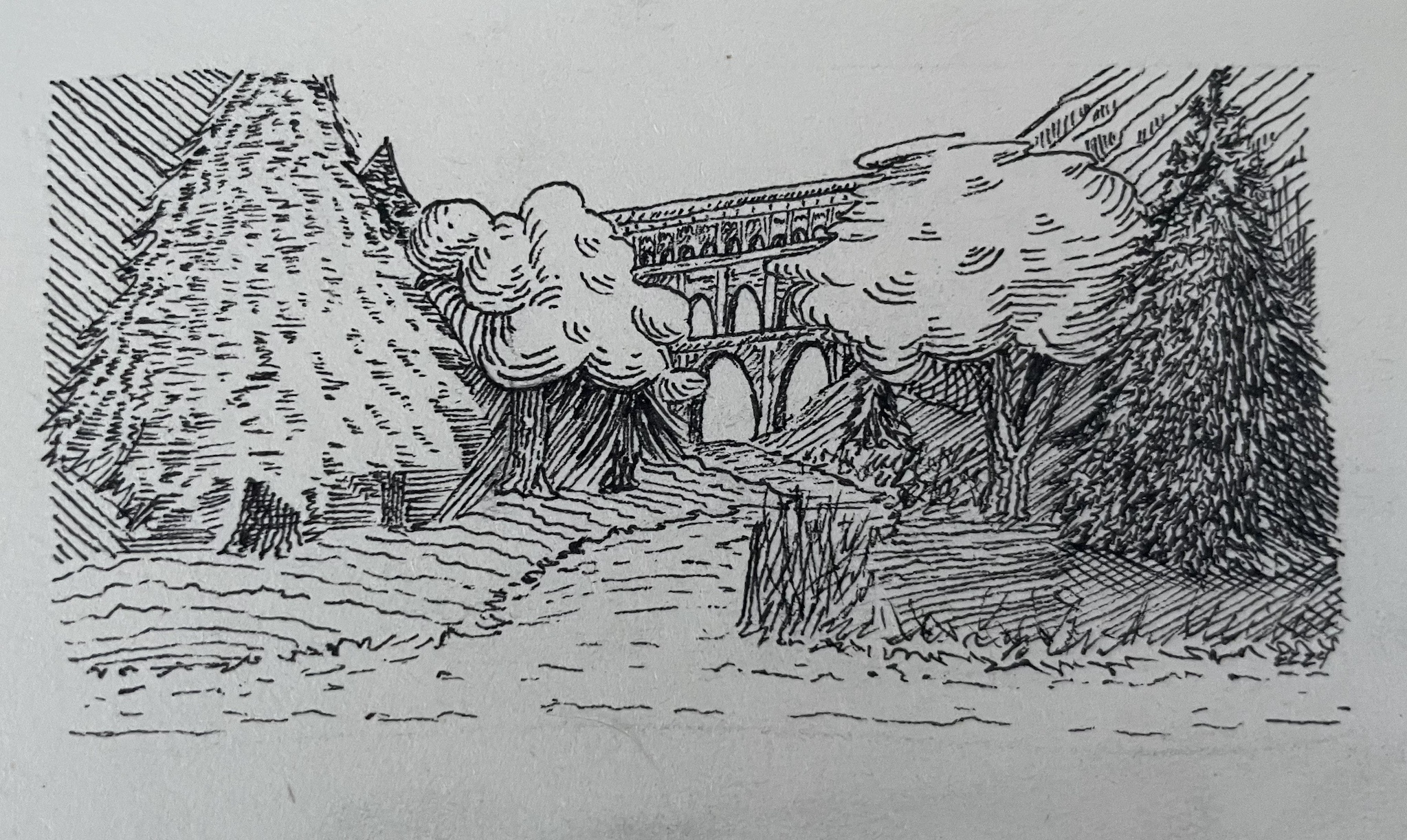 Inktober 2024 Day 7: The Enigmatic 'Road'