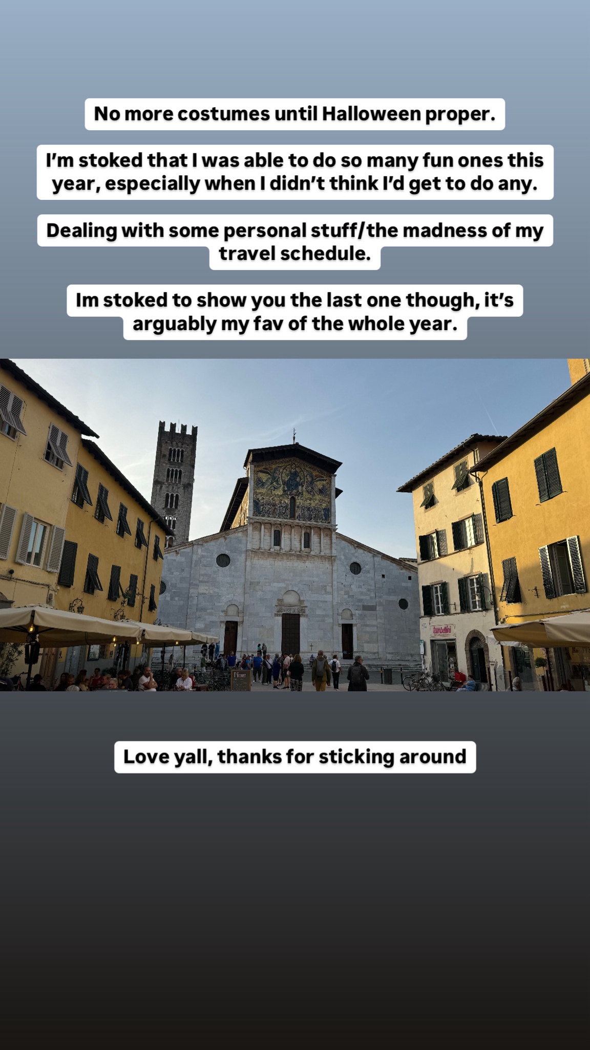 Taking a Short Break: A Few Days of Reflection