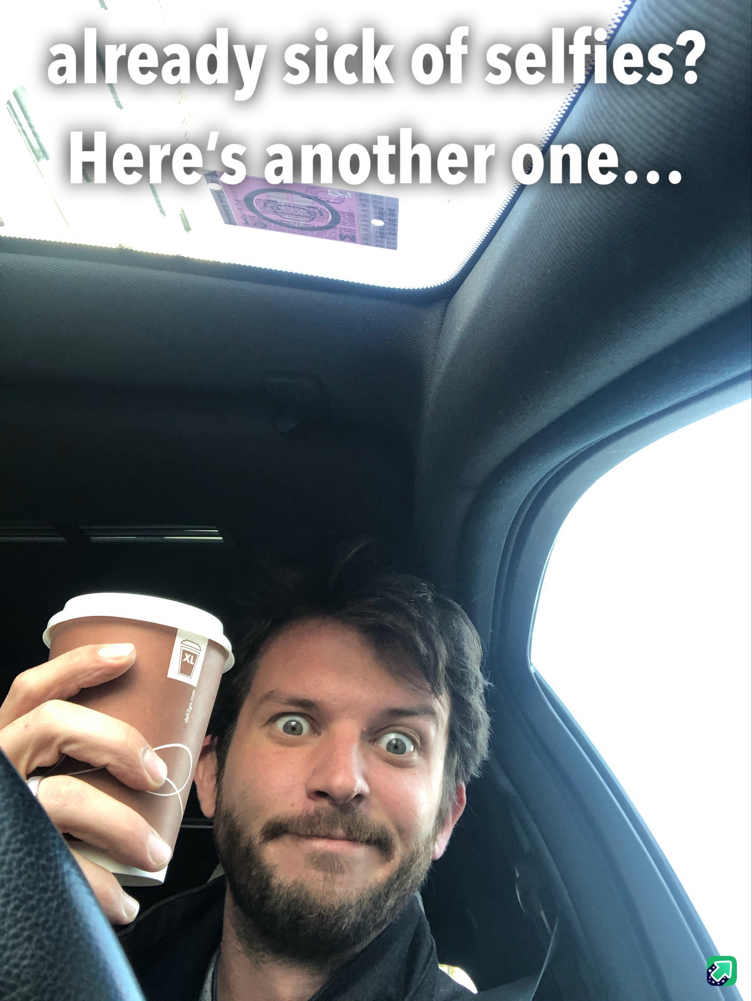 Oops, my bad! Just a selfie here.