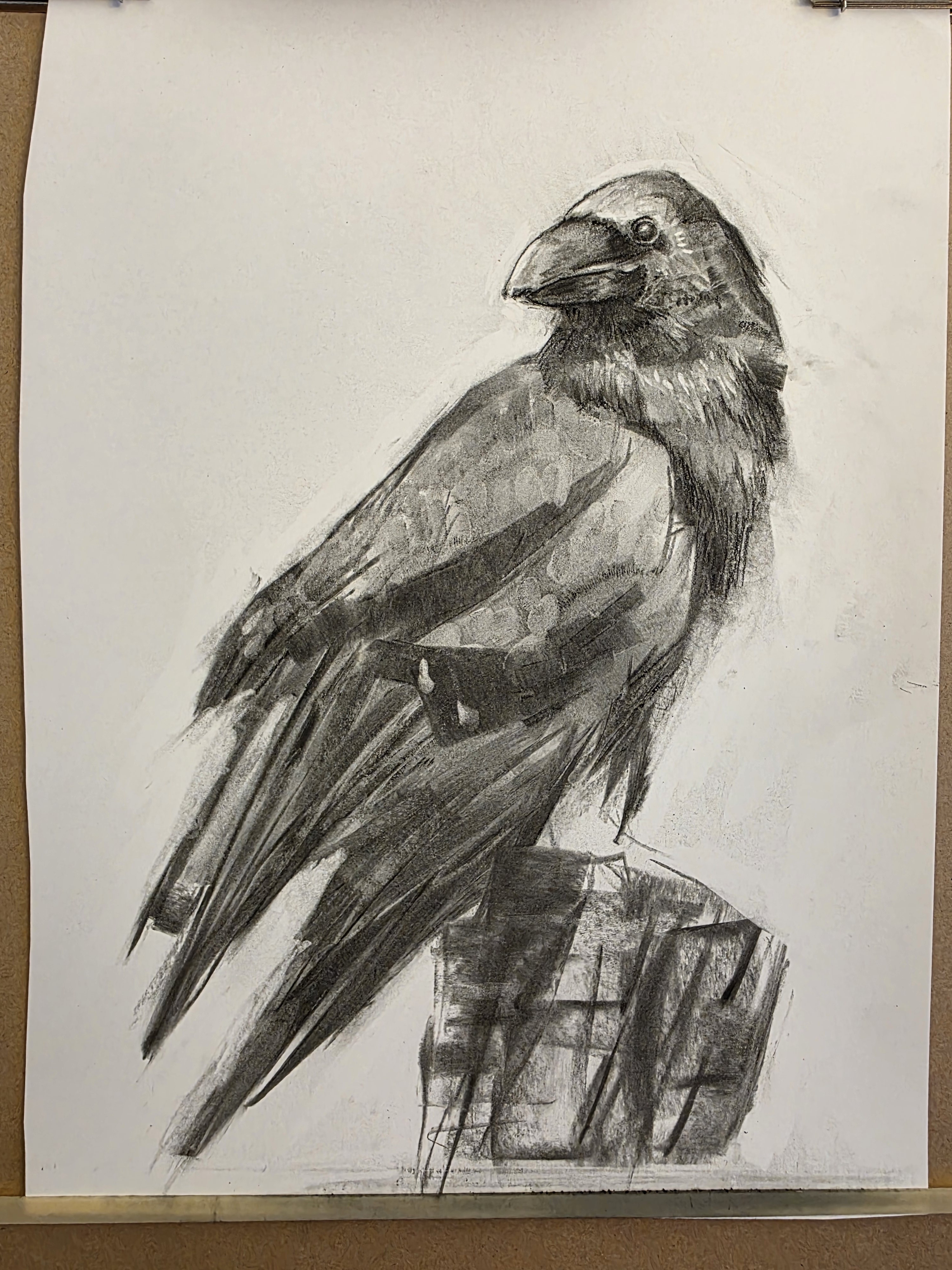 In Progress: The Charcoal Bird Creation