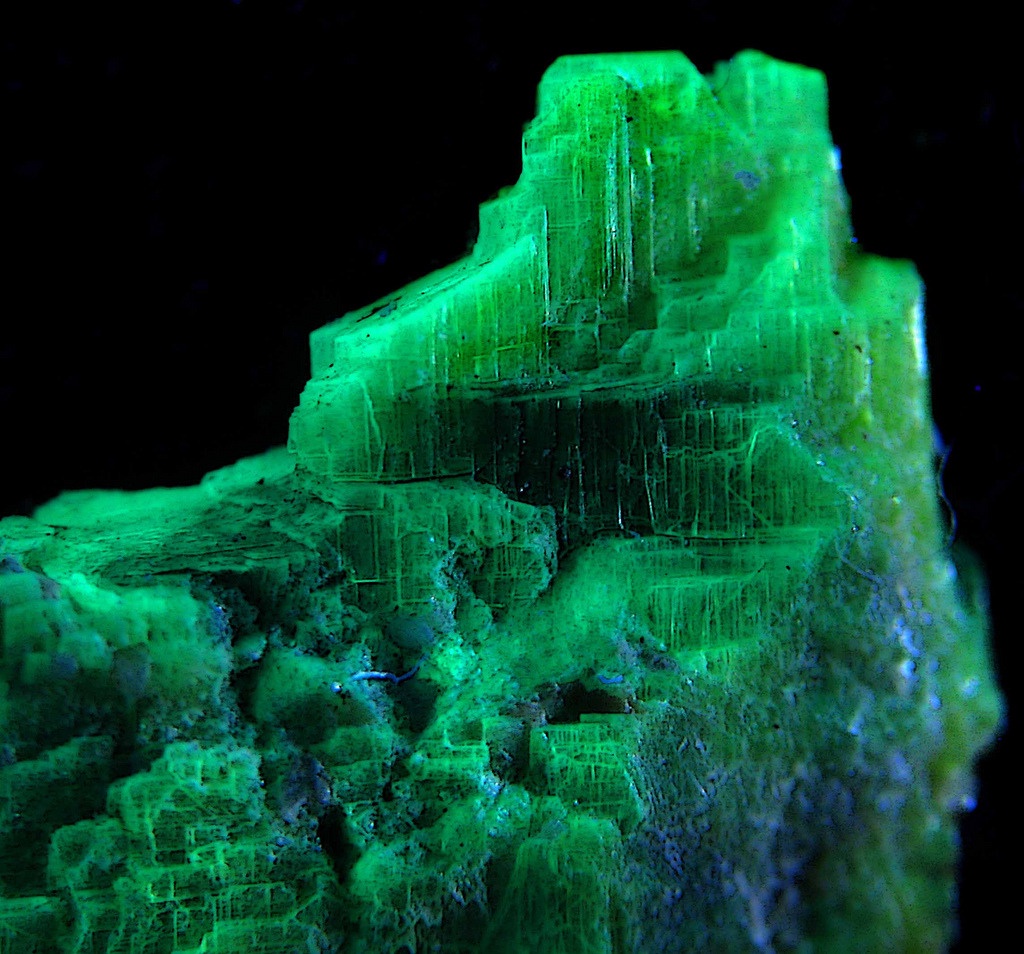 Autunite: The Glowing Uranium Mineral Under UV Light