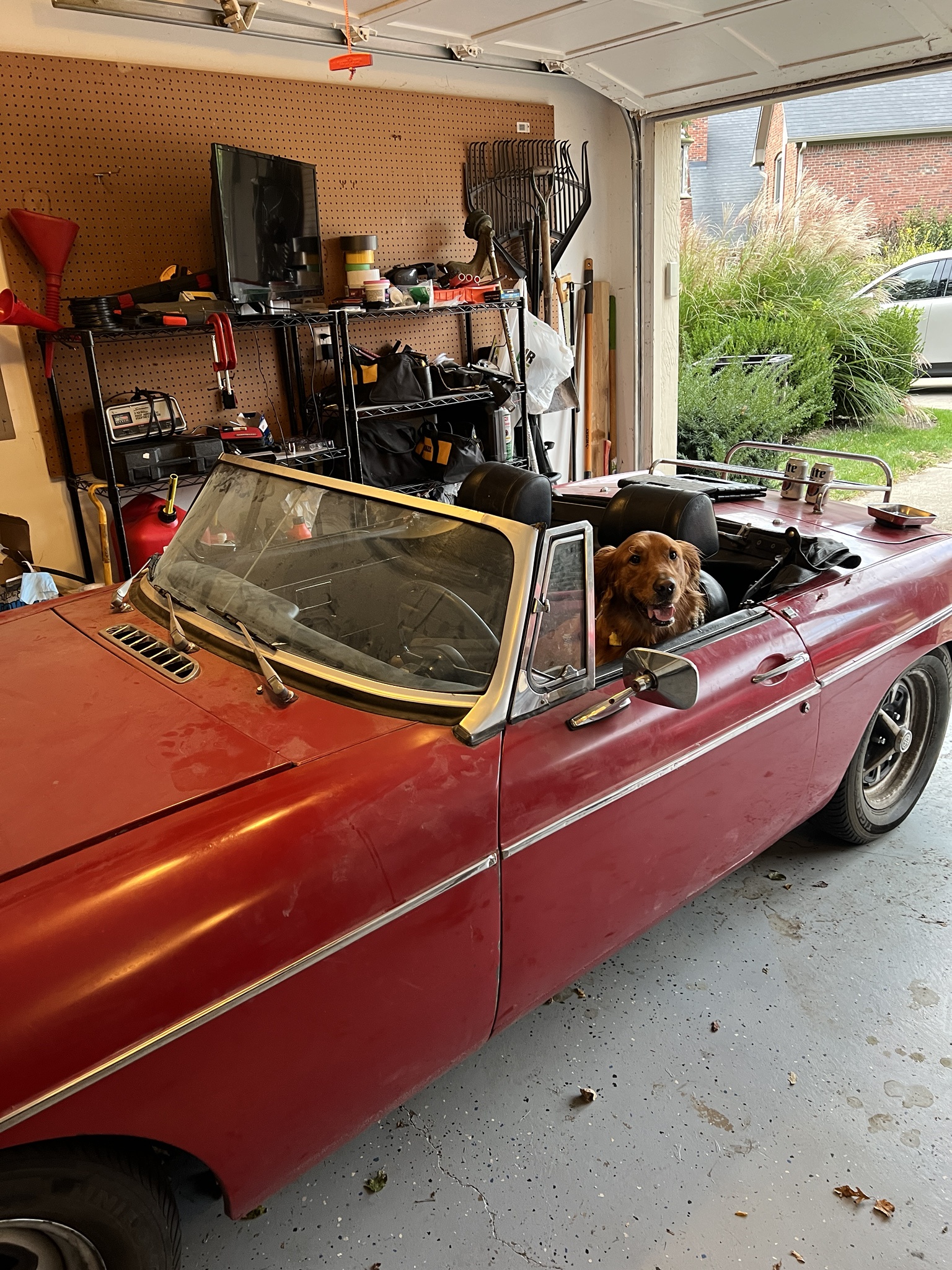 My Classic 73 MGB with My Beloved Charlotte!