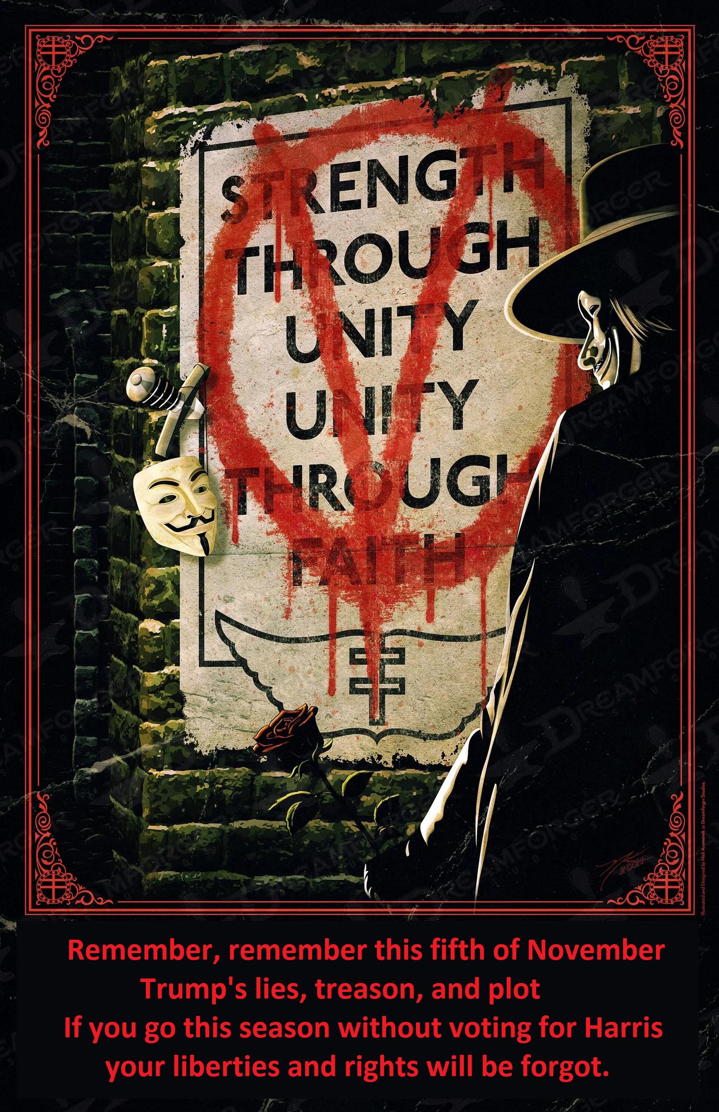 V is Urging You to Make Your Vote Count