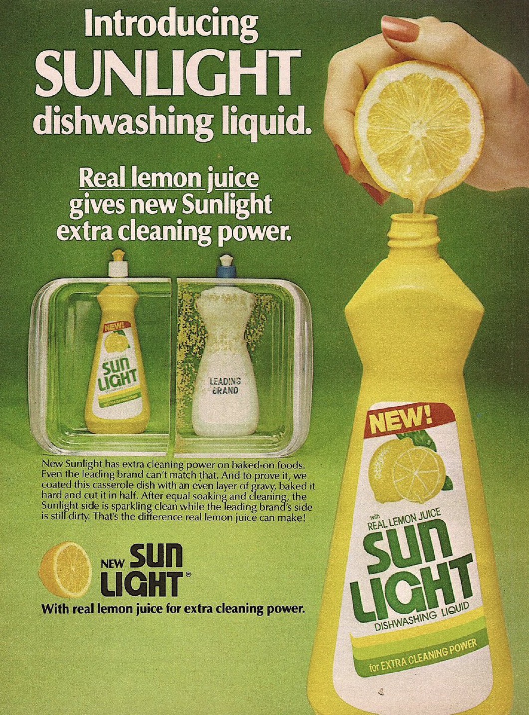 Flashback to 1982: The launch of Sunlight Dishwashing Liquid!
