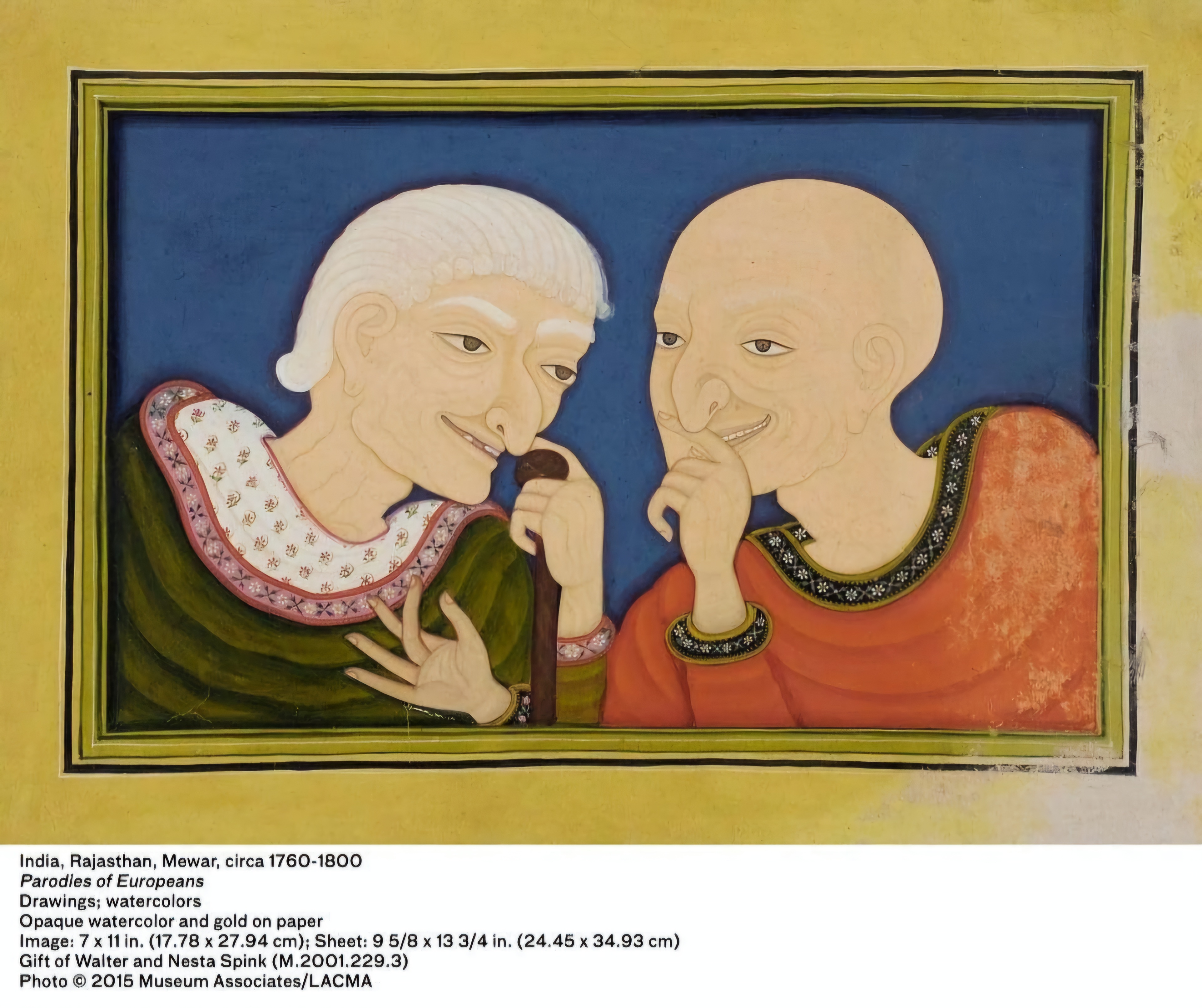An 18th-century Indian artist's take on Europeans