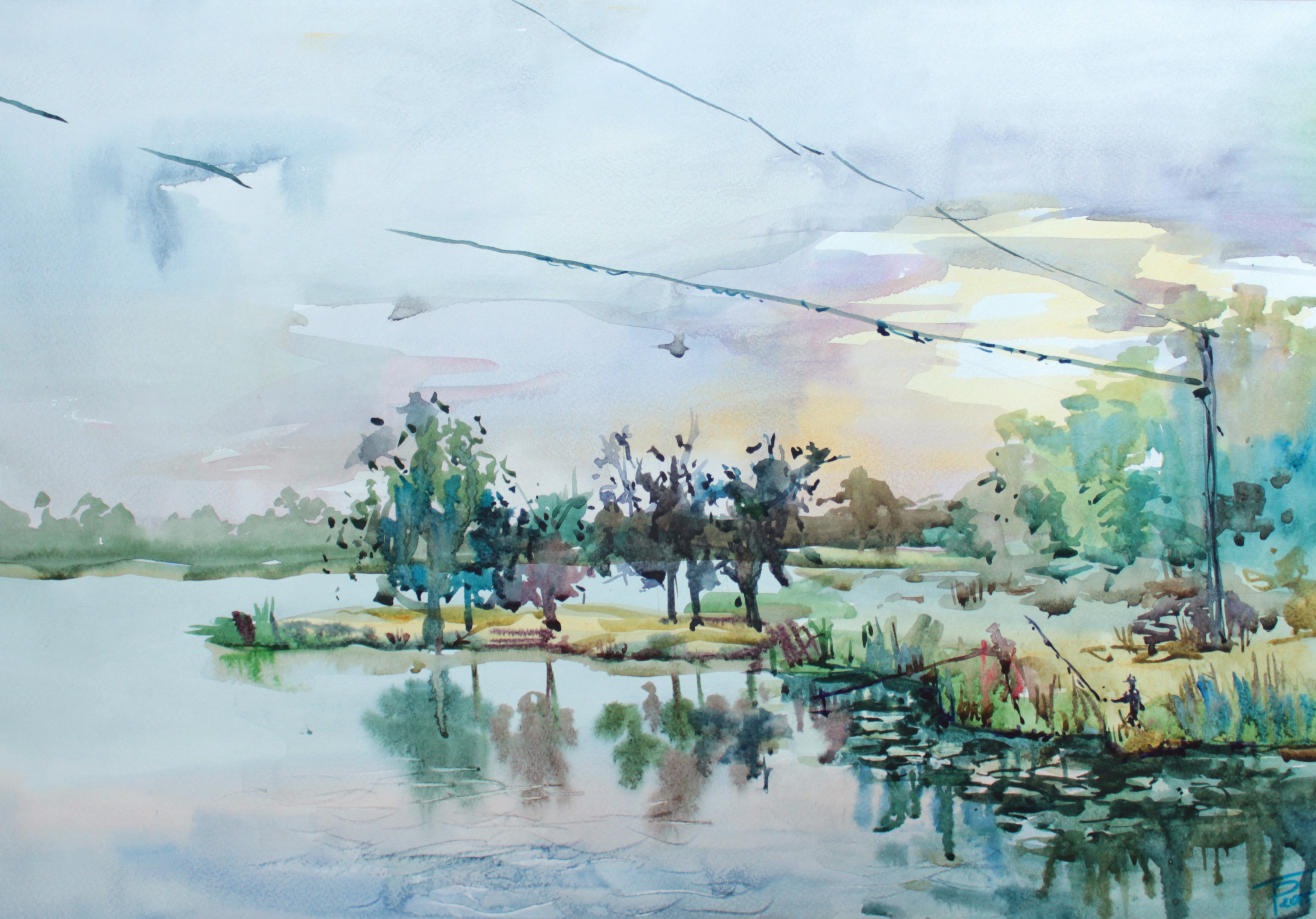 Showcasing My First Exhibition: A Collection of Watercolor Paintings with a Special -15% Discount Until Year-End