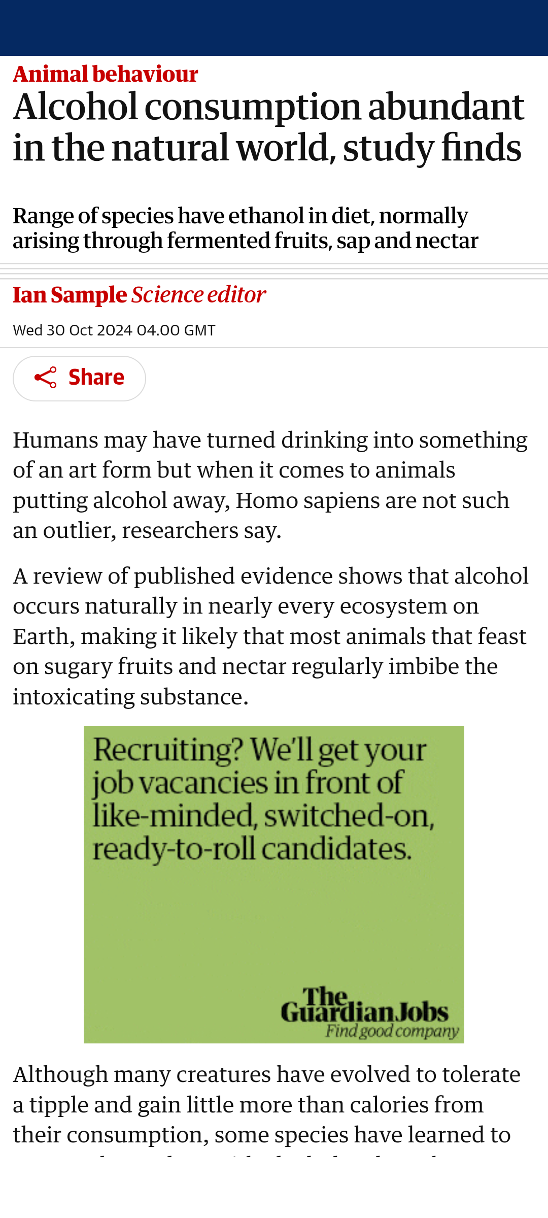 Turns Out, Animals Enjoy a Drink Too!