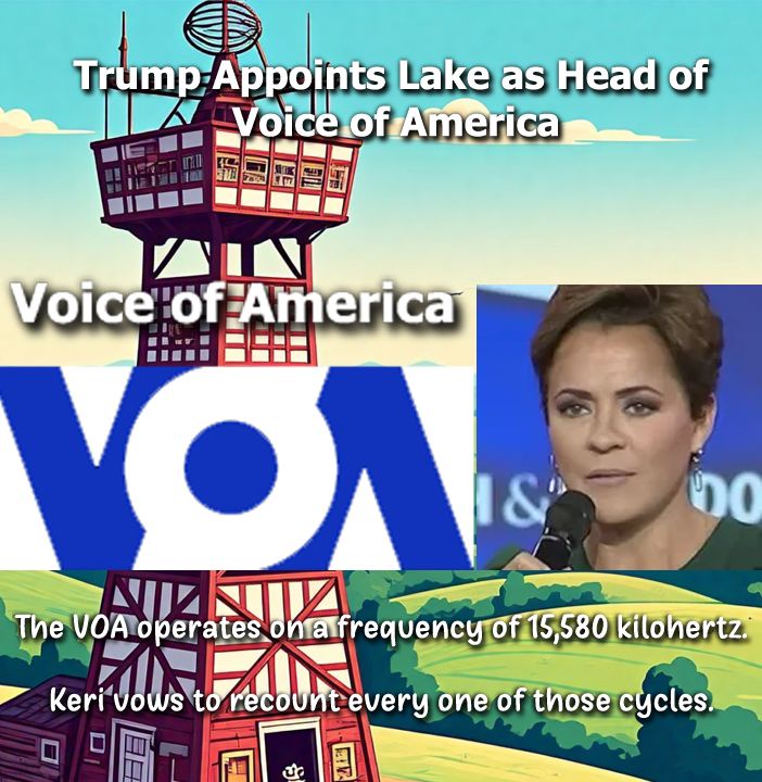 Trump Appoints Lake to Lead the Voice of America