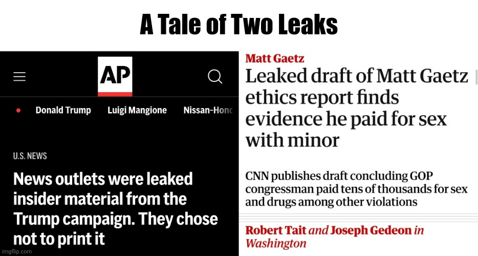 Sometimes the News Media Can't Resist Leaked Documents