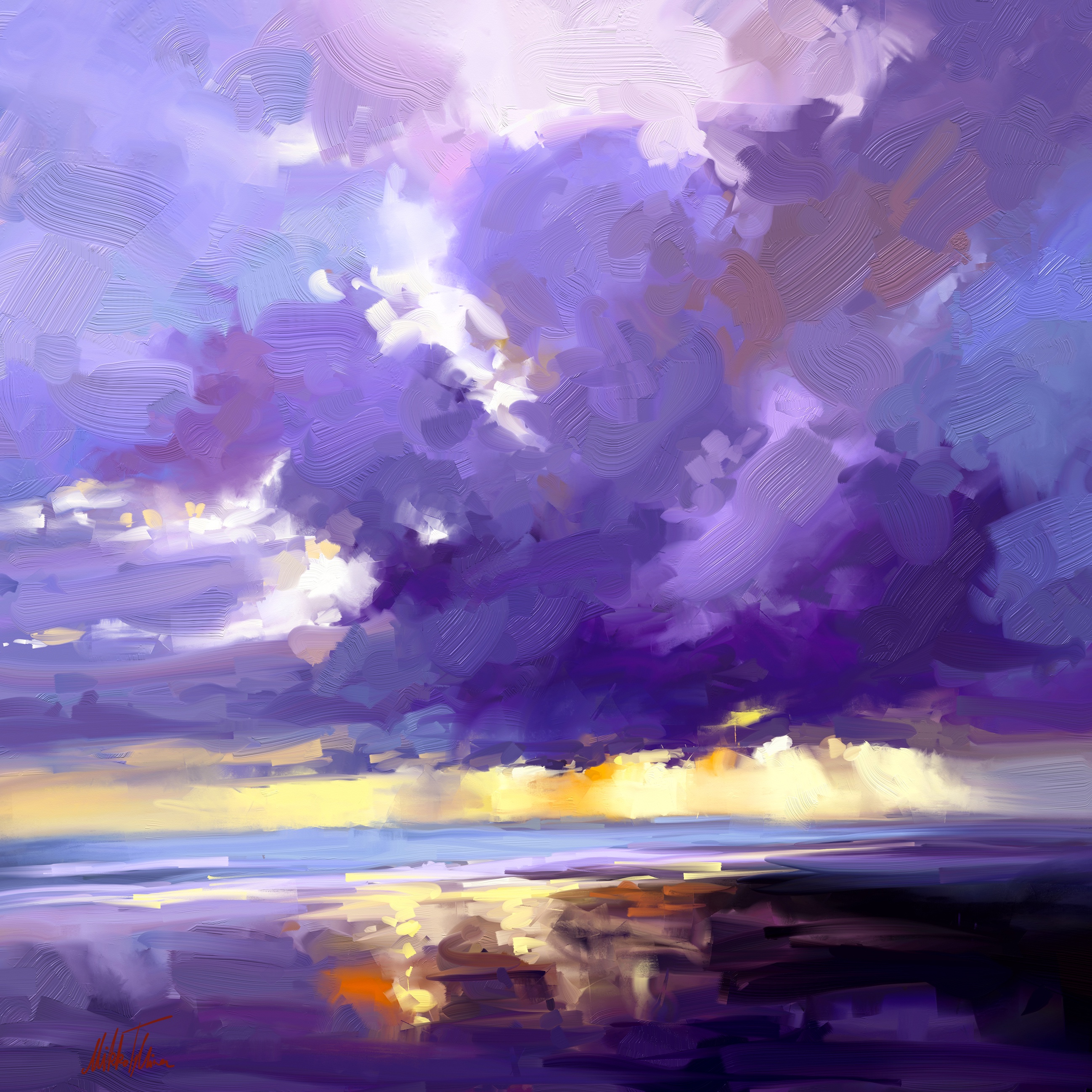 A Moment of Cloudy Reflection