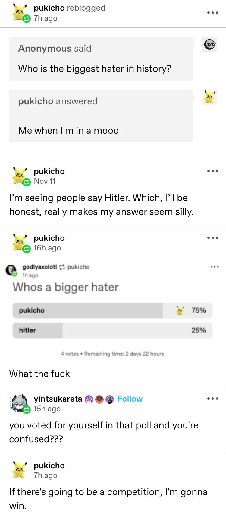 Who Holds the Title of History's Biggest Hater?