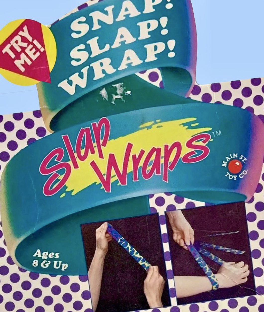 Throwback to 1990: The Slap Wrap Bracelet That Took Main Street by Storm